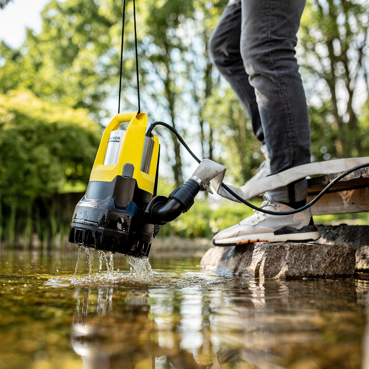 Bomba de achique sumergible Karcher SP 22.000 Dirt Level Sensor Amarillo-6