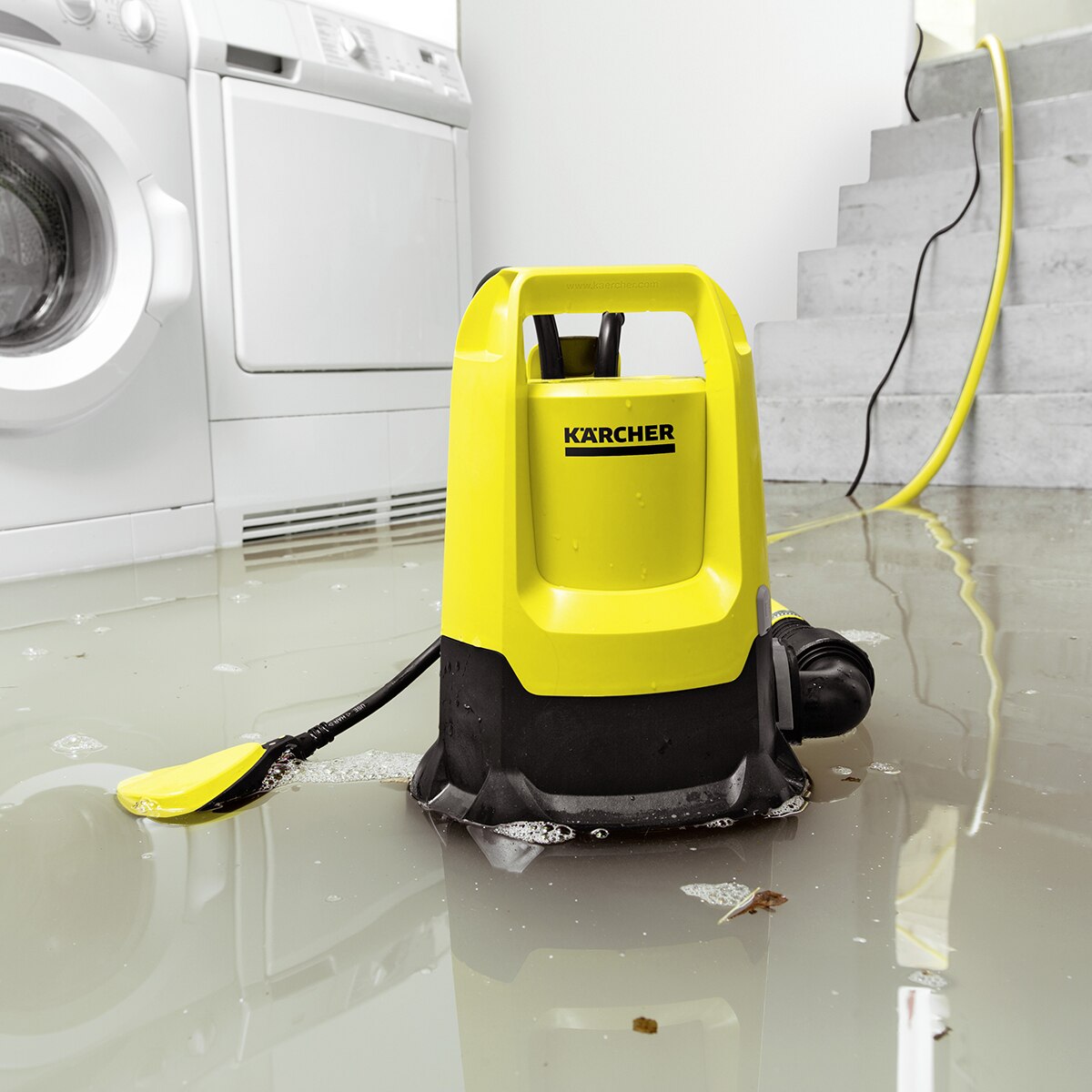 Bomba de achique sumergible Karcher SP 22.000 Dirt Amarillo-4