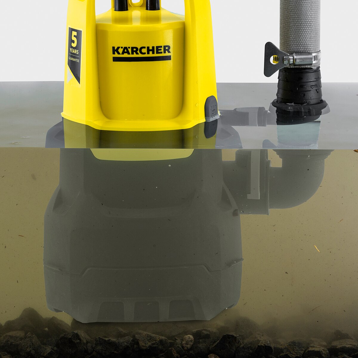 Bomba de achique sumergible Karcher SP 9.500 Dirt Amarillo-4