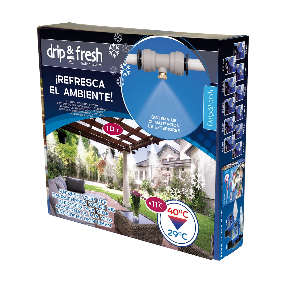 Kit nebulizacion drip&fresh 2