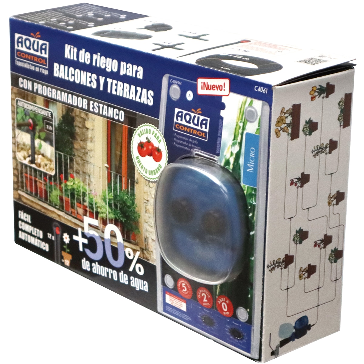 Kit de Rega Gota a Gota com Programador para Varandas C4099 5