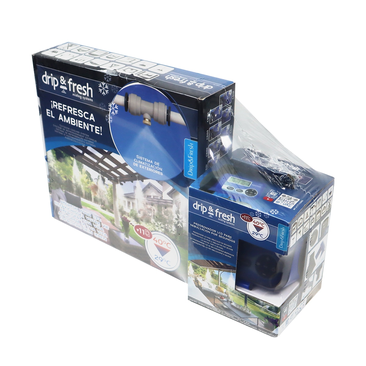 Kit completo de nebulización con programador analógico C5121 Azul-3