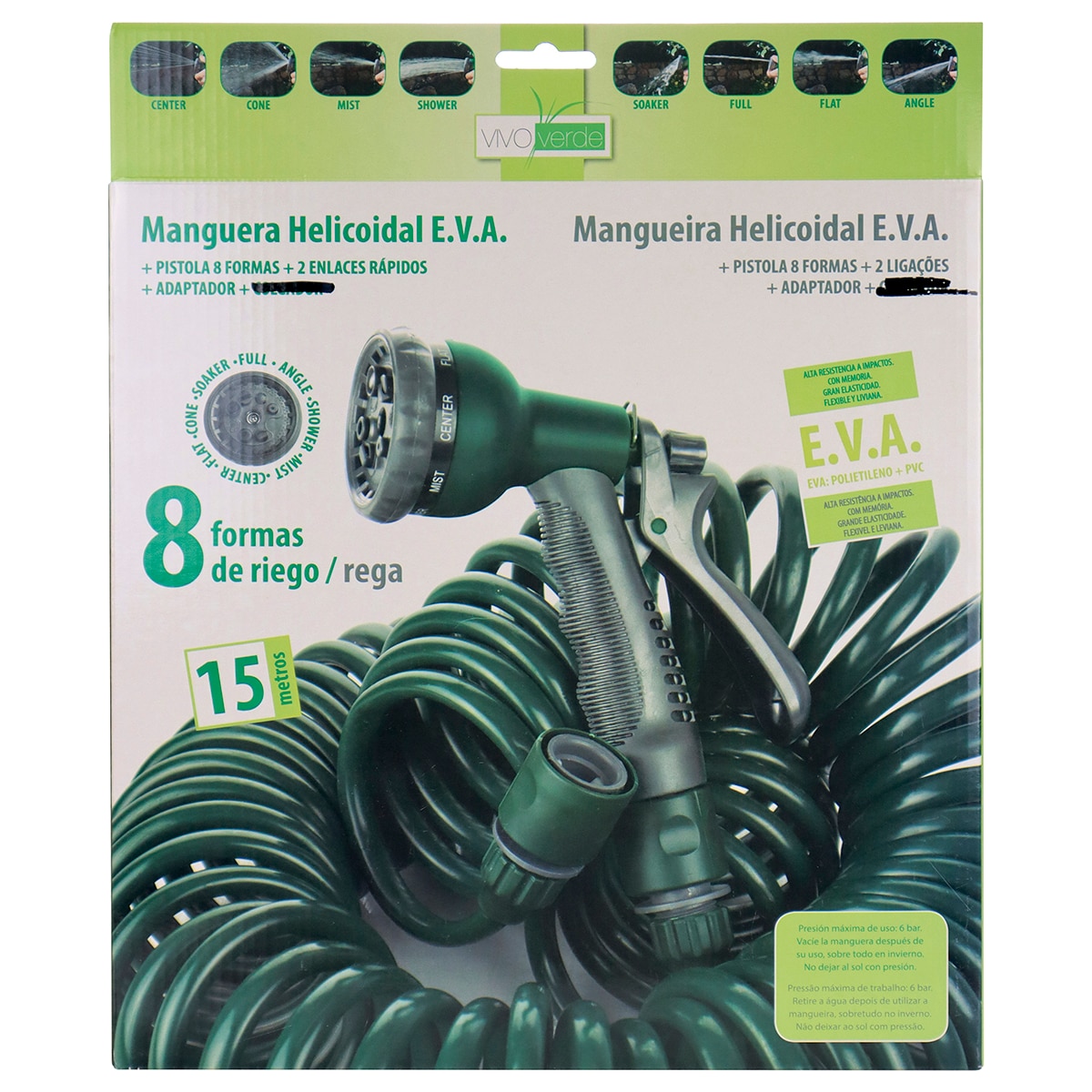 Conjunto de Mangueira Helicoidal e Acessórios 17