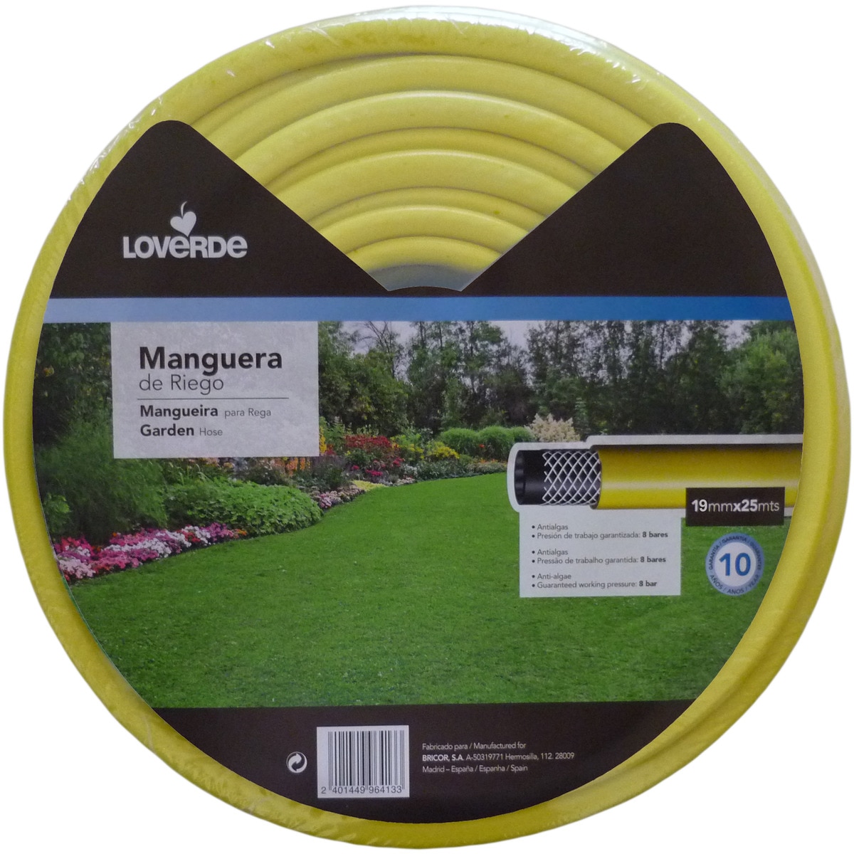 Imagen 0 de Manguera de riego Ø 19 mm x 25 m