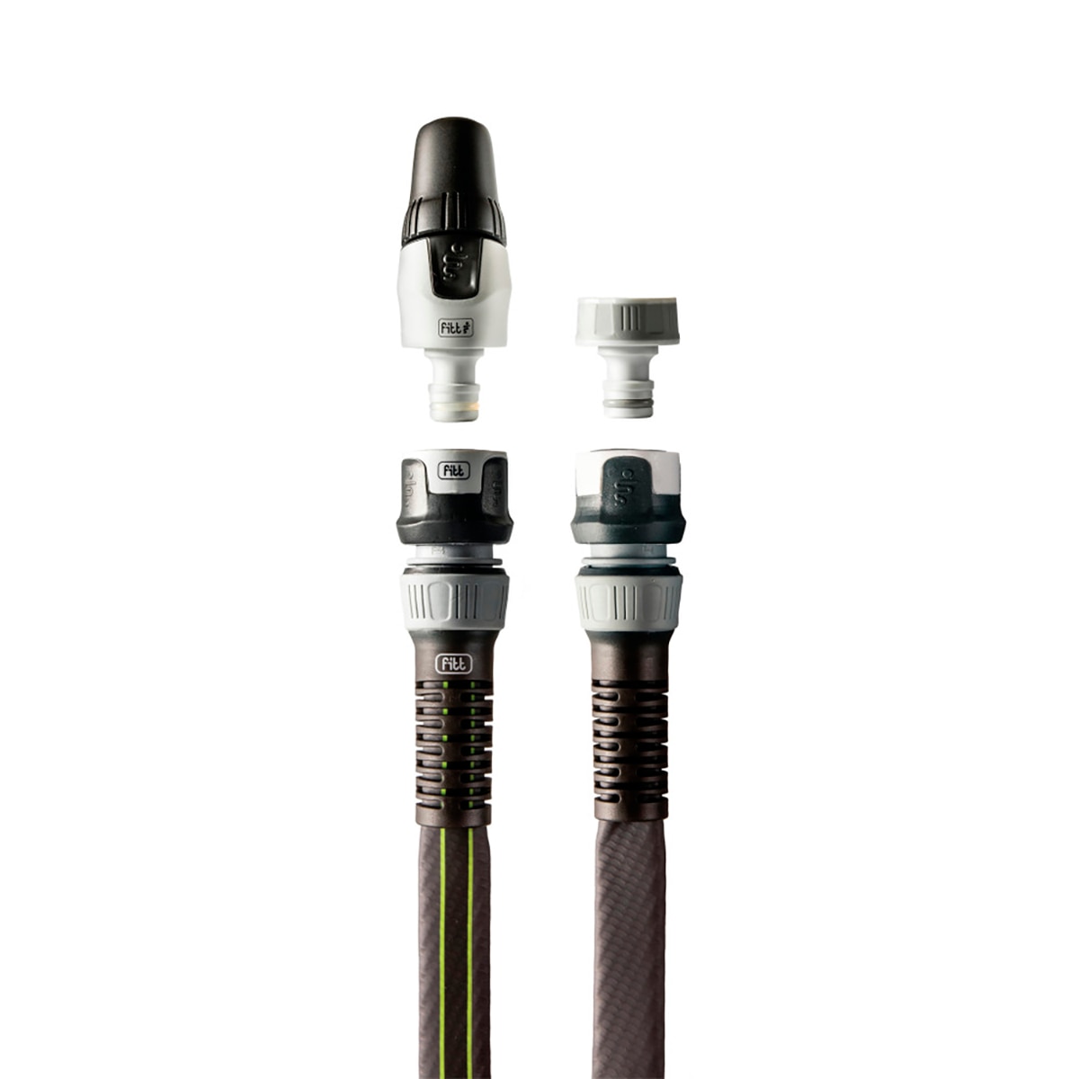 Manguera de jardín 'force' Ø12,5 mm x 15 m equipada Gris-2