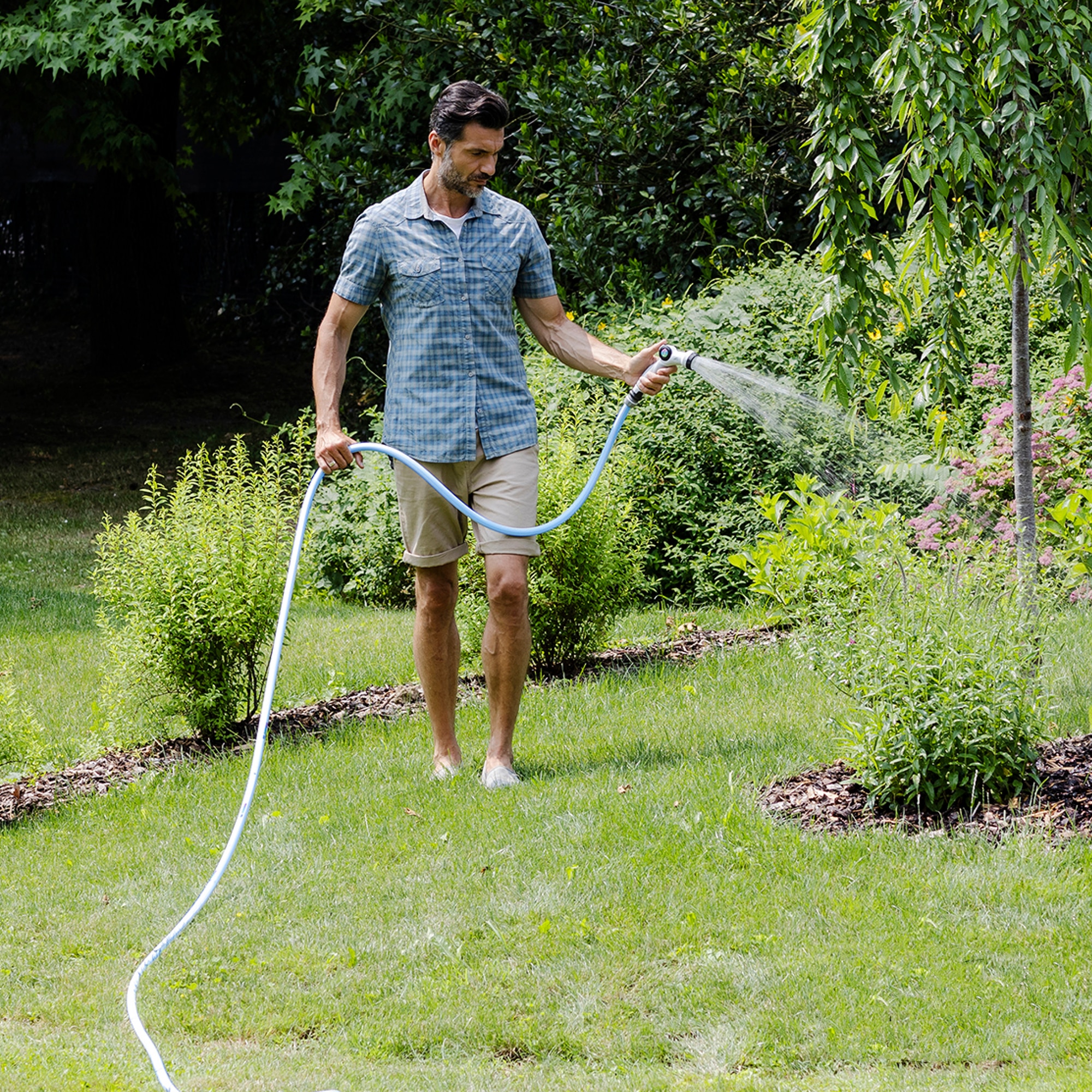 Manguera de jardín NTS ECO Ø 15 mm x 25 m Azul-3