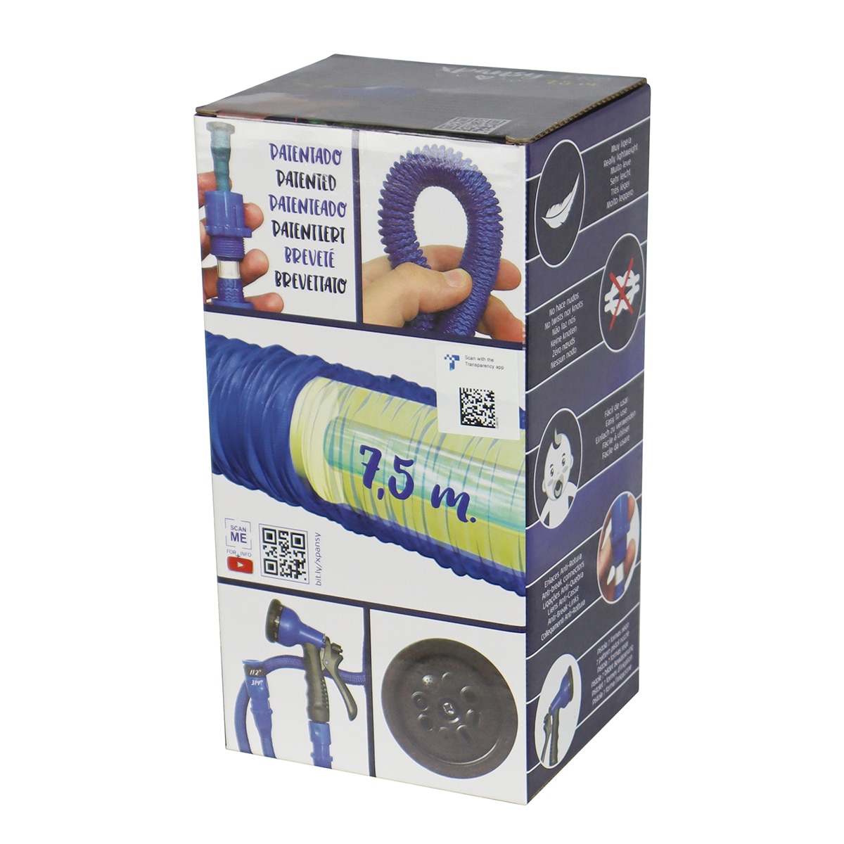 Manguera extensible XPANSY HOSE PRO 7,5 m Ø12 mm – 8 bar (C2607B) Azul-10