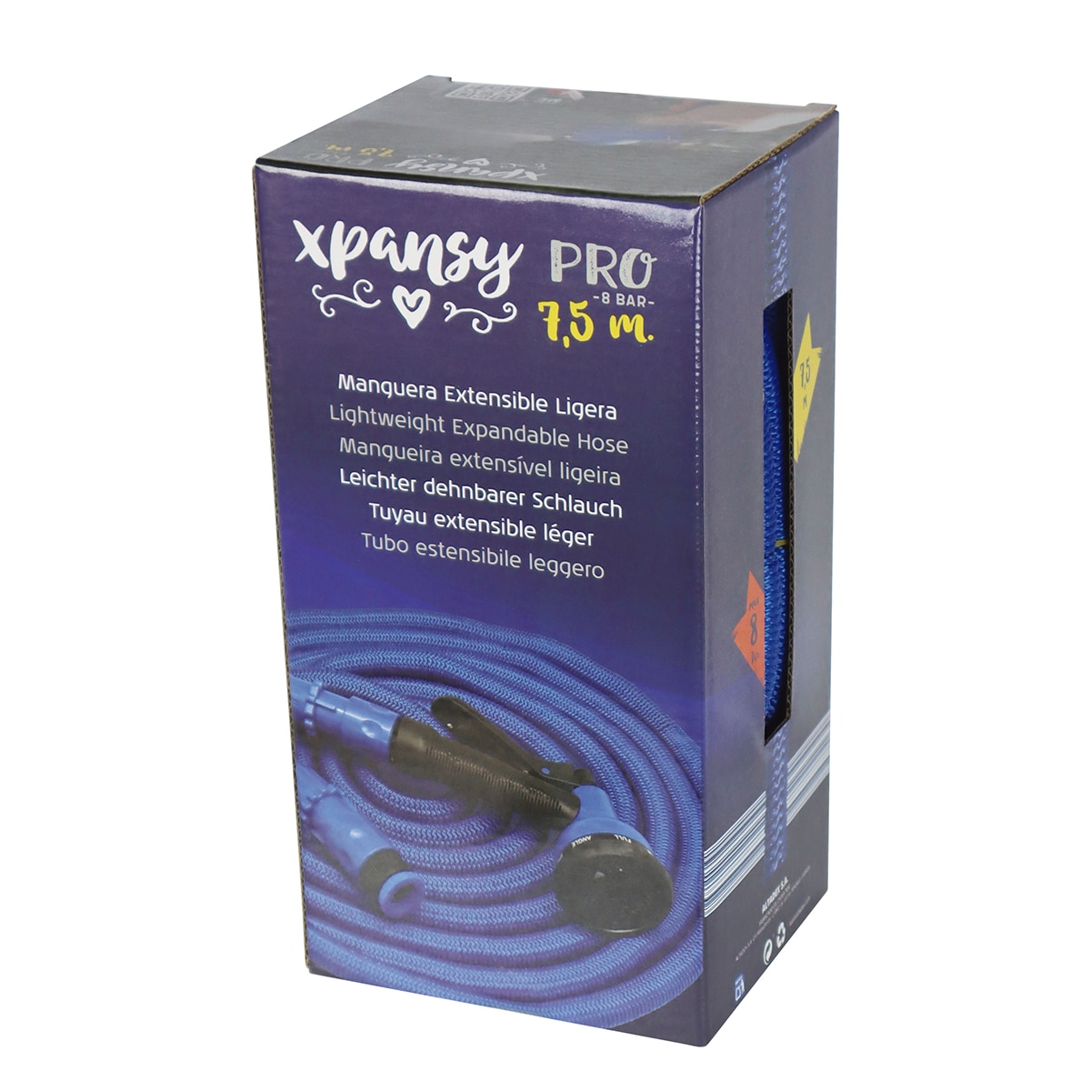 Manguera extensible XPANSY HOSE PRO 7,5 m Ø12 mm – 8 bar (C2607B) Azul-11