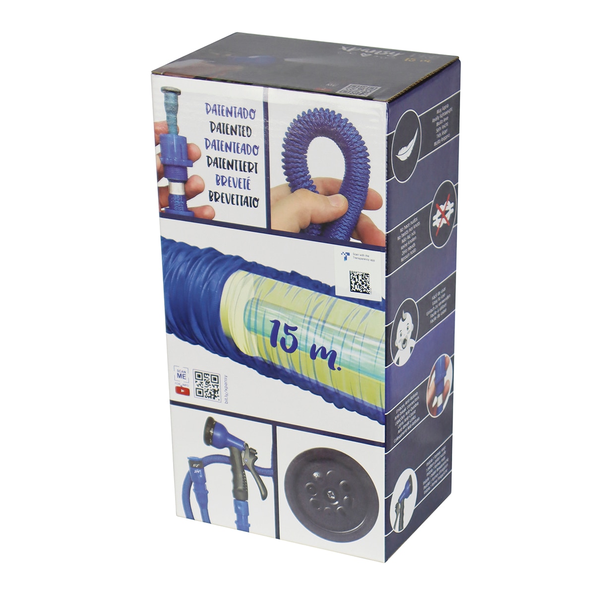 Manguera extensible XPANSY HOSE PRO 15 m Ø12 mm – 8 bar (C2615B) Azul-10