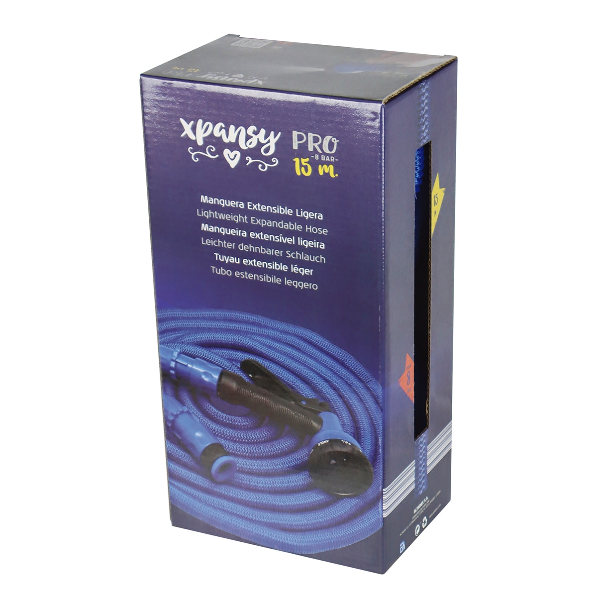 Manguera extensible XPANSY HOSE PRO 15 m Ø12 mm – 8 bar (C2615B) Azul-11
