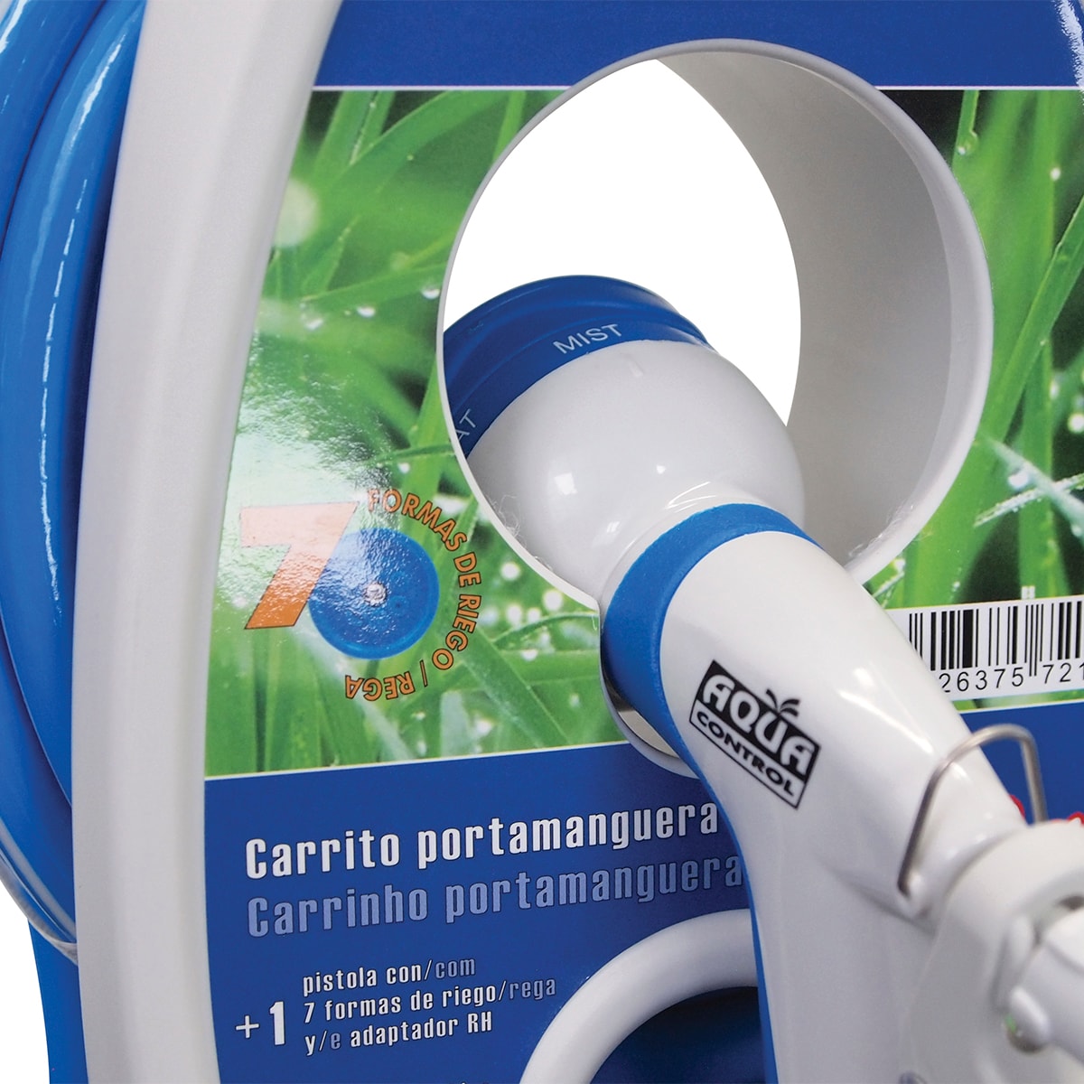 Manguera extensible con accesorios Azul / Gris-2