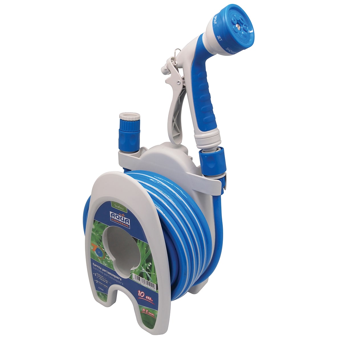 Manguera extensible con accesorios Azul / Gris-5