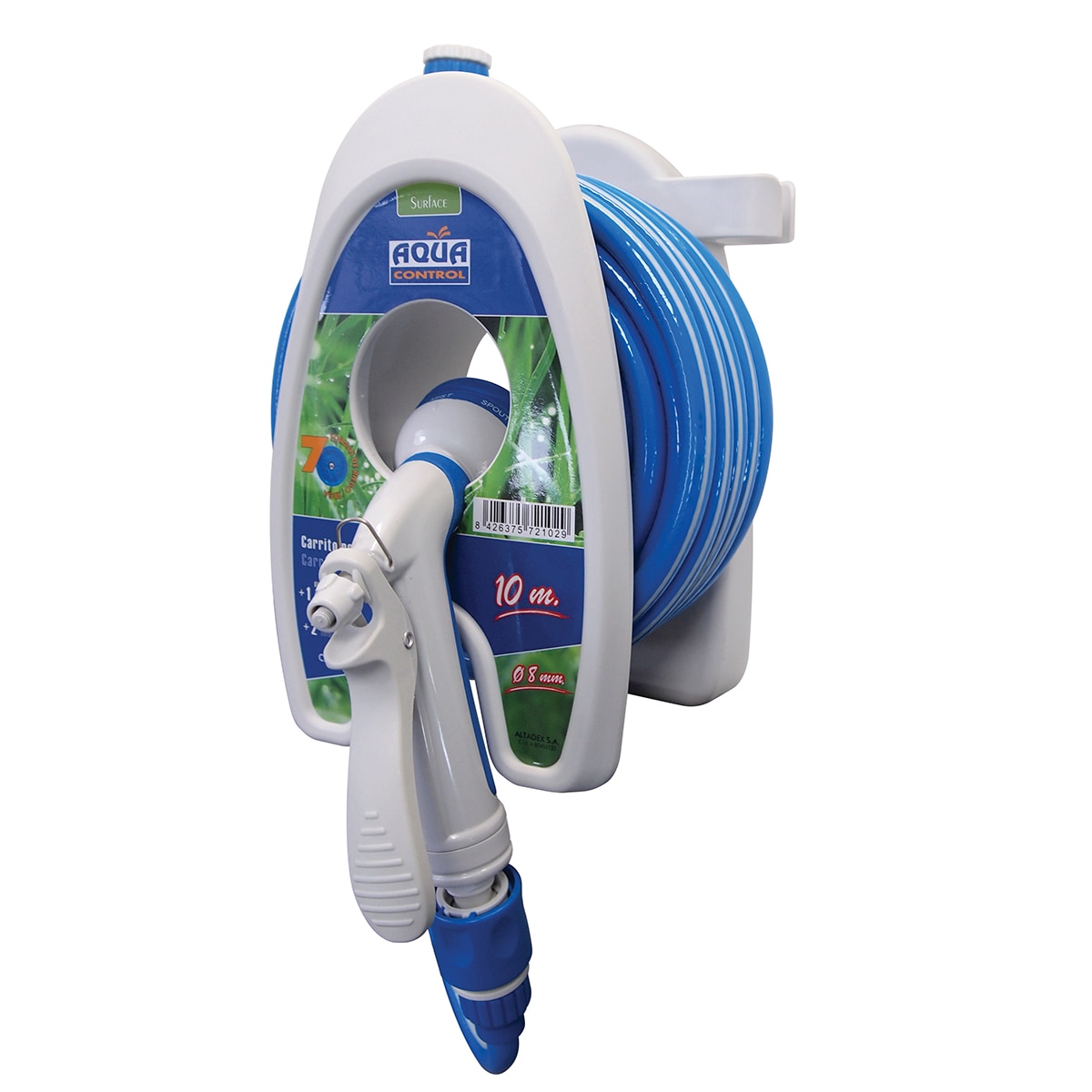 Manguera extensible con accesorios Azul / Gris-6