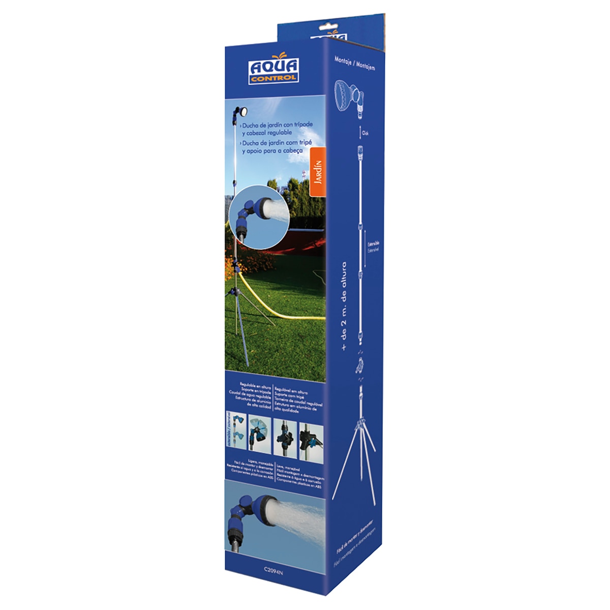 Ducha jardin tripode Bricotecnic regulable 8