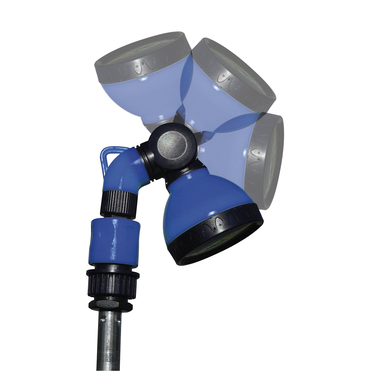 Chuveiro de Jardim com Tripé C2094N, 130–210 cm, Ajustável Azul-2