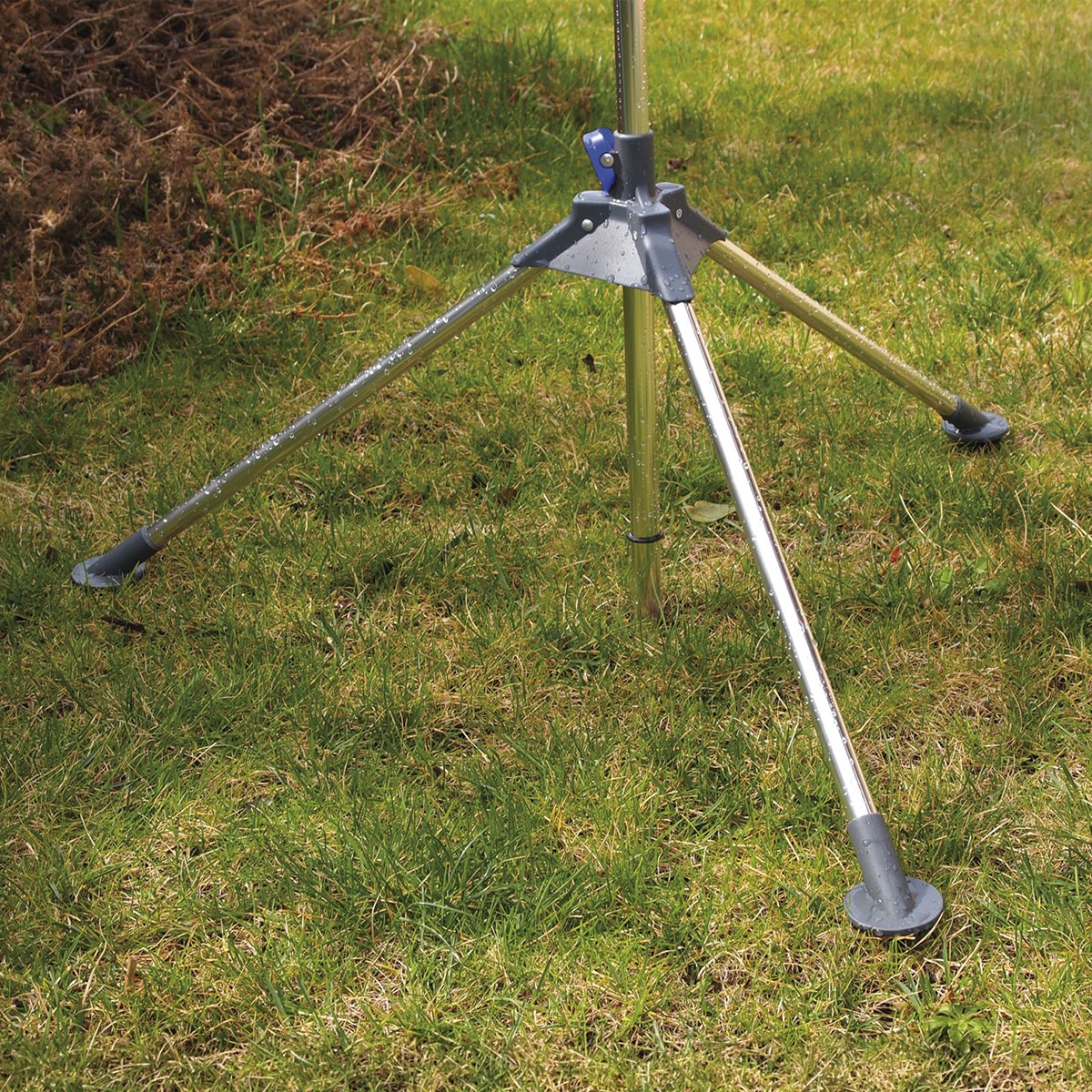 Chuveiro de Jardim com Tripé C2094N, 130–210 cm, Ajustável Azul-5