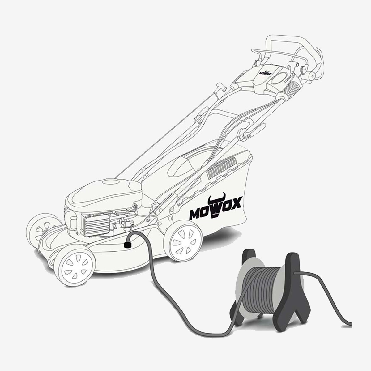 Máquina de Cortar Relva de Gasolina 5