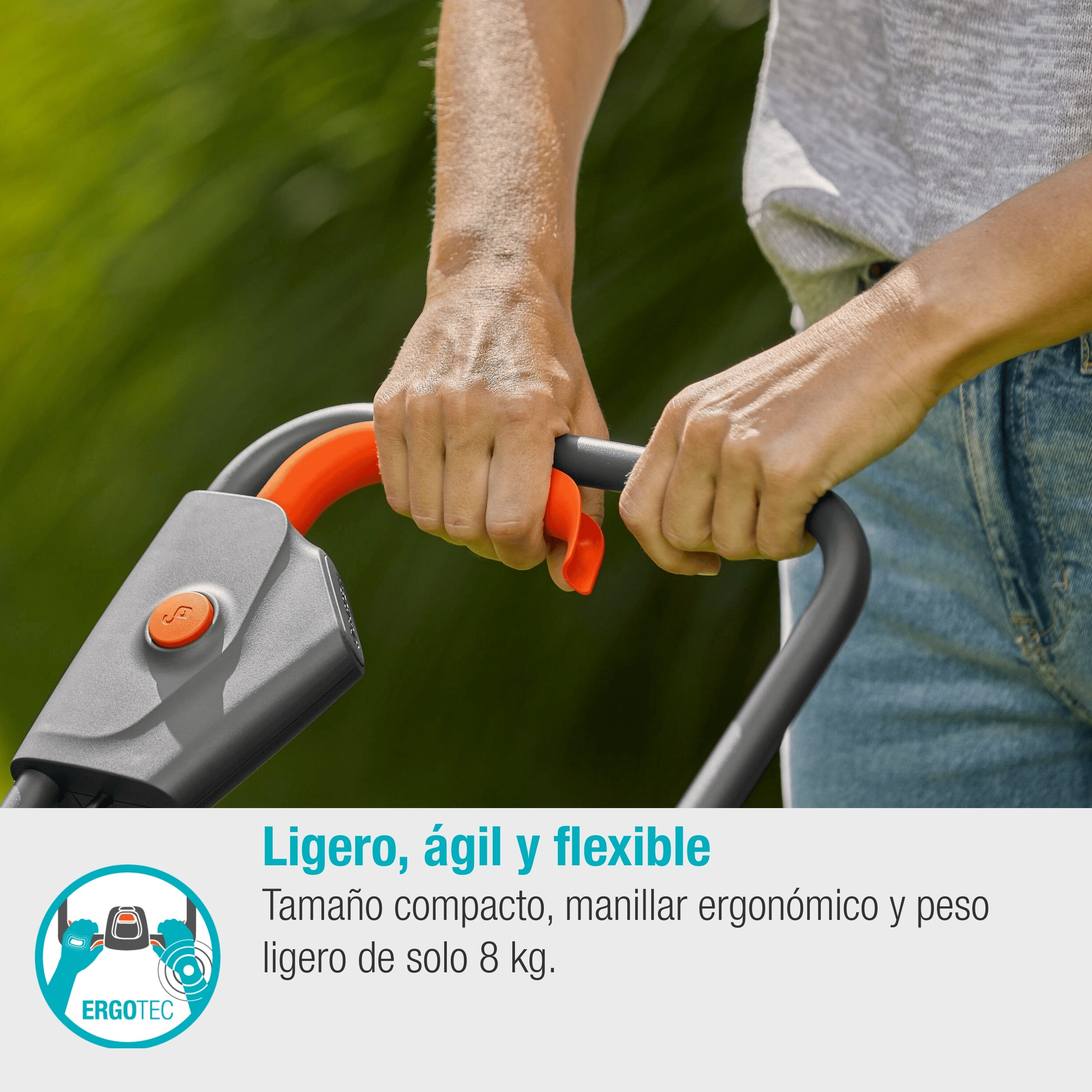 Corta-Relva a Bateria Power Max 30/18 V Power for All Cinzento / Azul-5