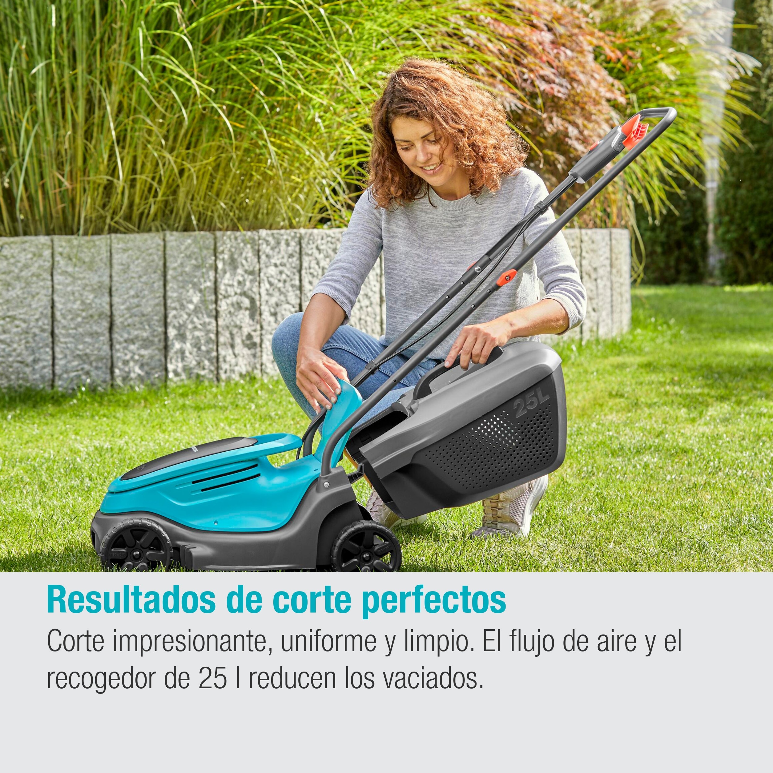 Corta-Relva a Bateria Power Max 30/18 V Power for All Cinzento / Azul-6