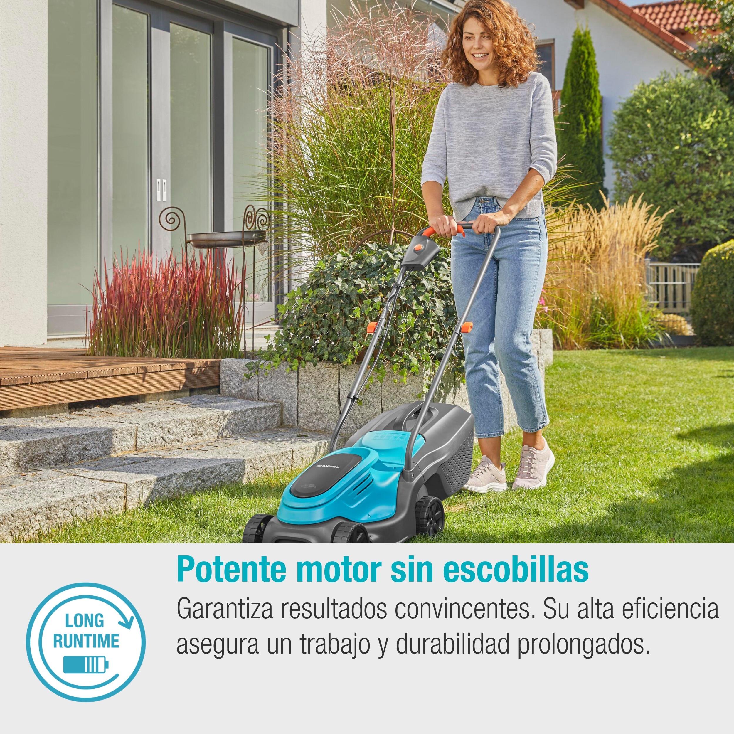 Corta-Relva a Bateria Power Max 30/18 V Power for All Cinzento / Azul-7