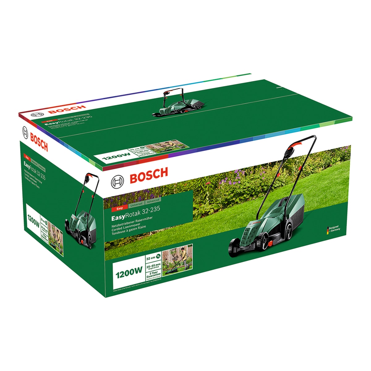 Cortacésped eléctirco Bosch EasyRotak 32-235 Verde / Negro-3