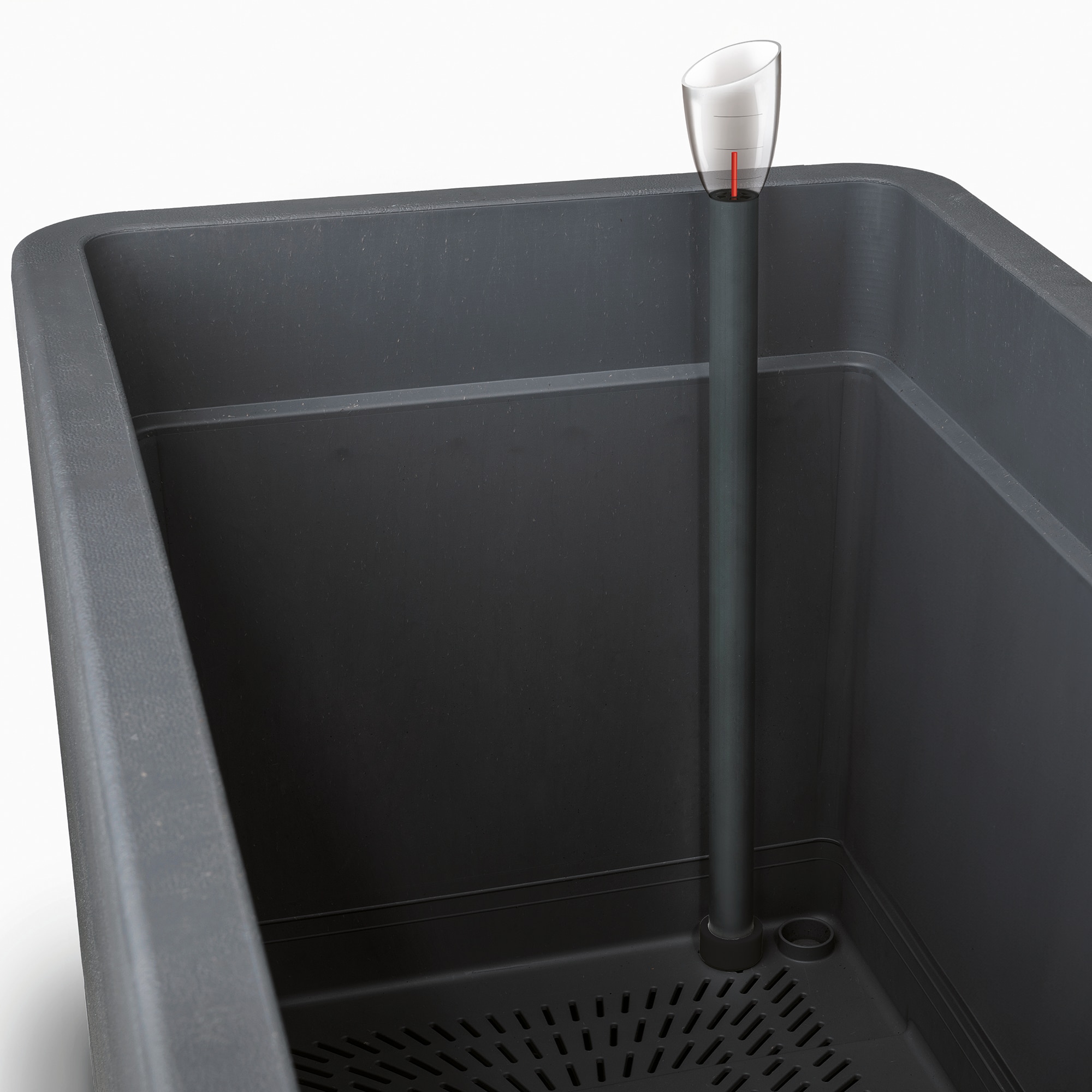 Vaso 38 x 38 cm cinzento antracite Cosmos Cinzento-2