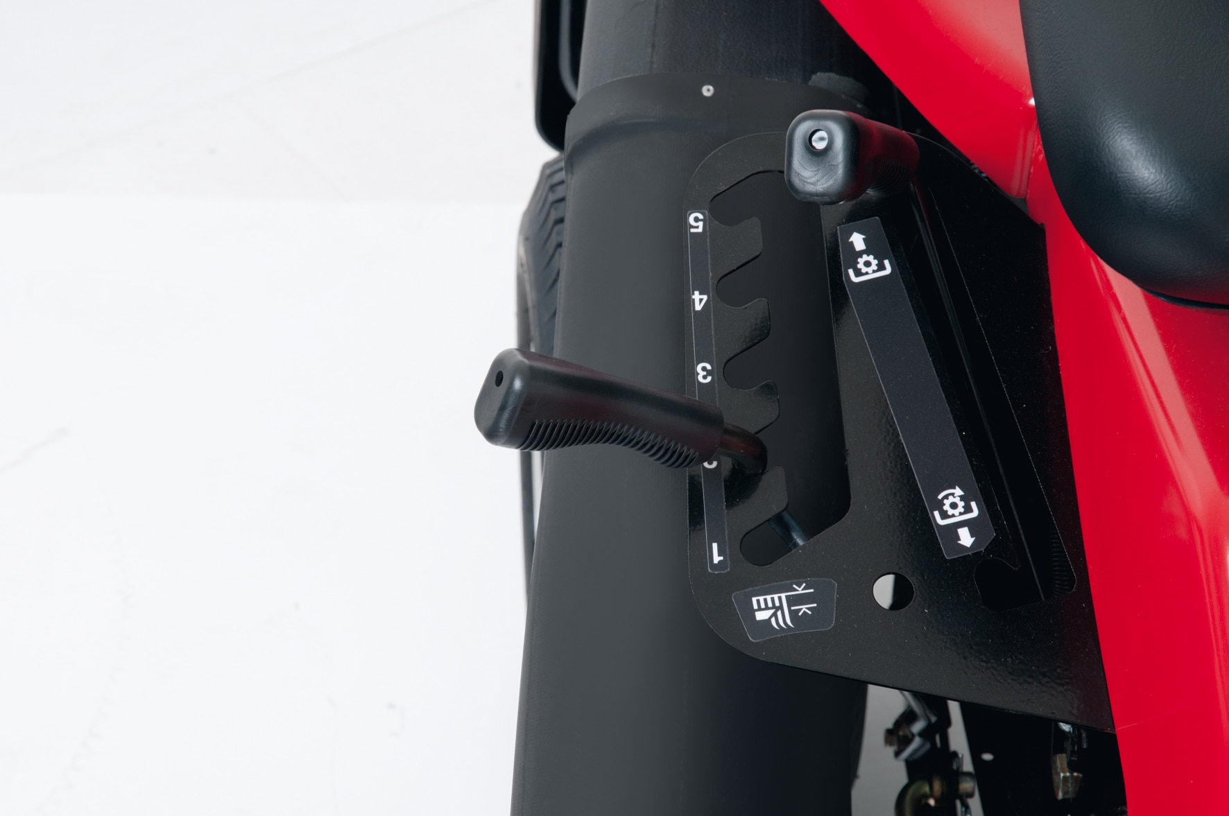 Cortacésped Motor Gasolina 4T 190 cm³ 3,43 kW Ø 60 cm MINI RIDER60 RD Rojo / Negro-2