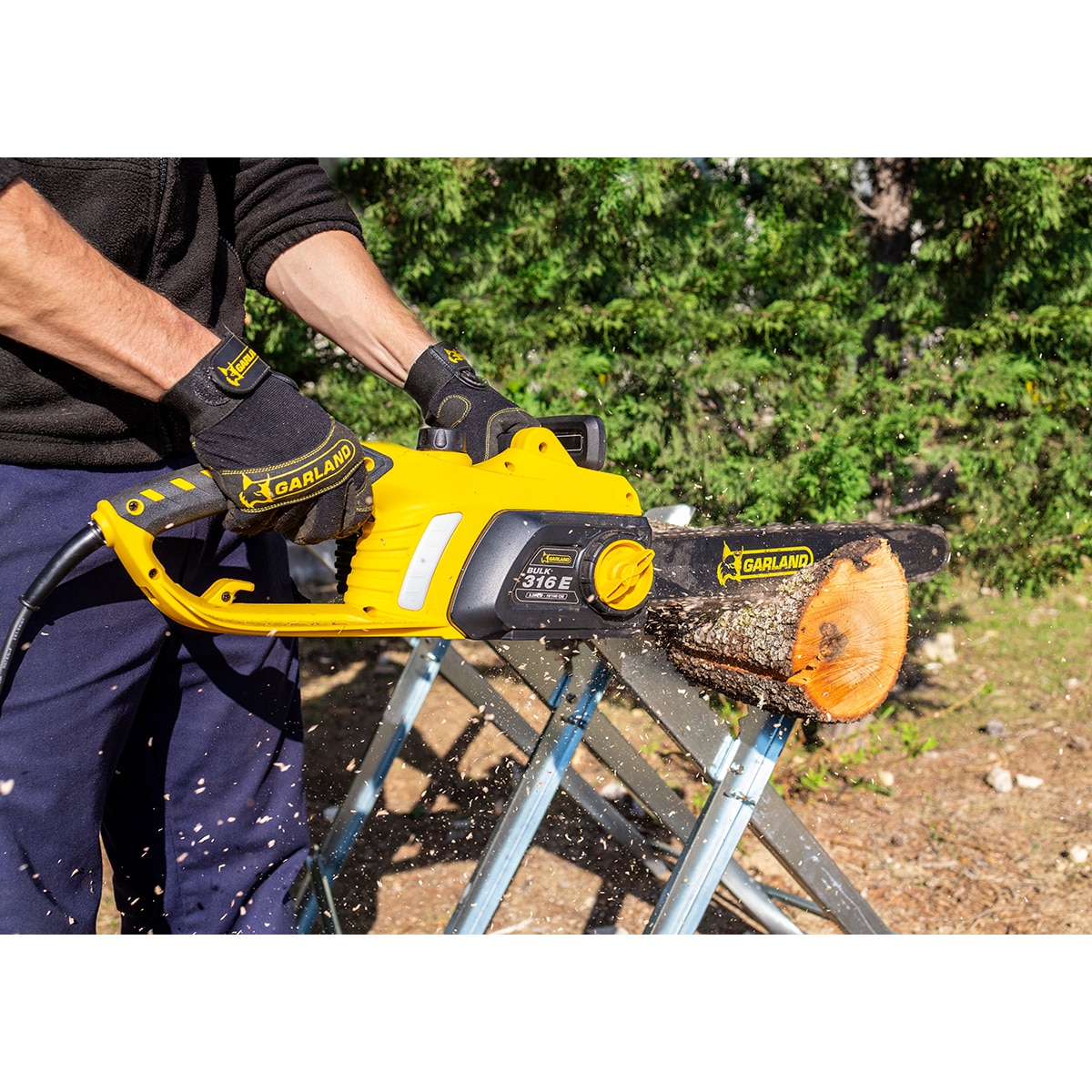 Motosierra Eléctrica BULK 316-V20 Amarillo / Negro-2
