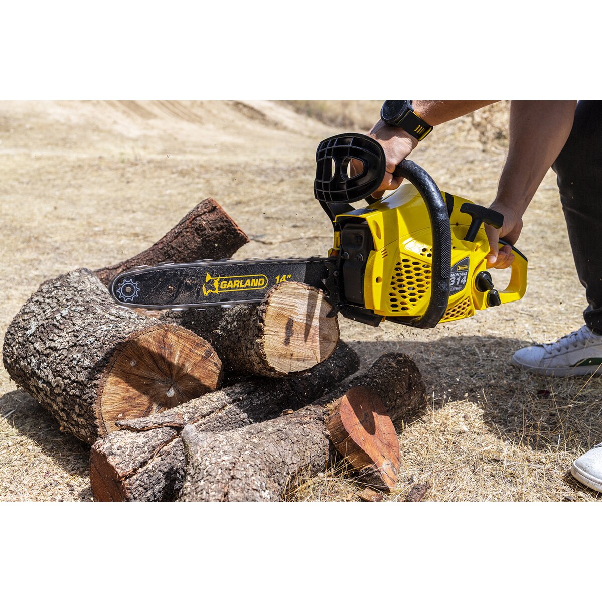Motosierra Gasolina Montana 314-V20 Amarillo / Negro-2