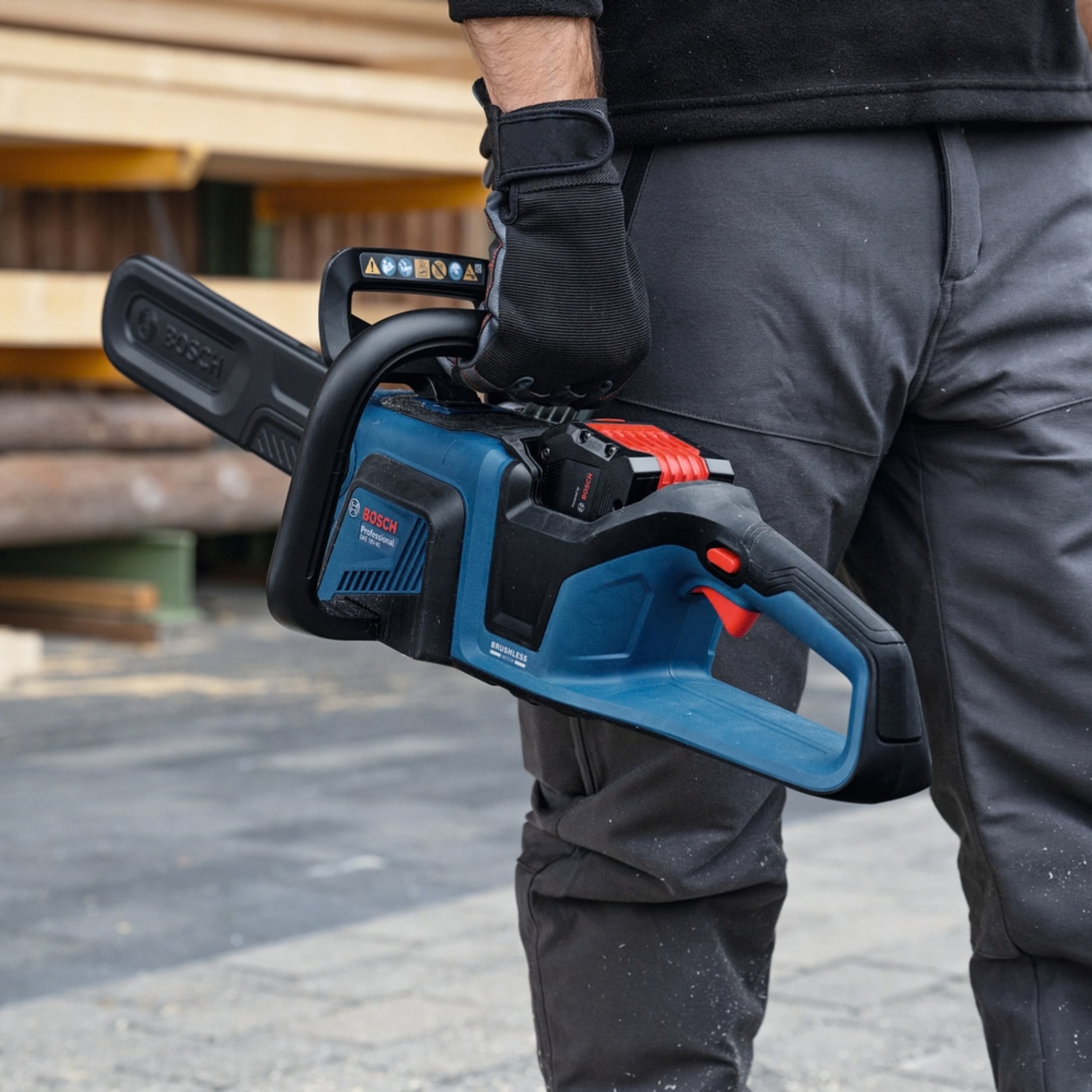 Motosierra 18V Gke 18V-40 Azul-10
