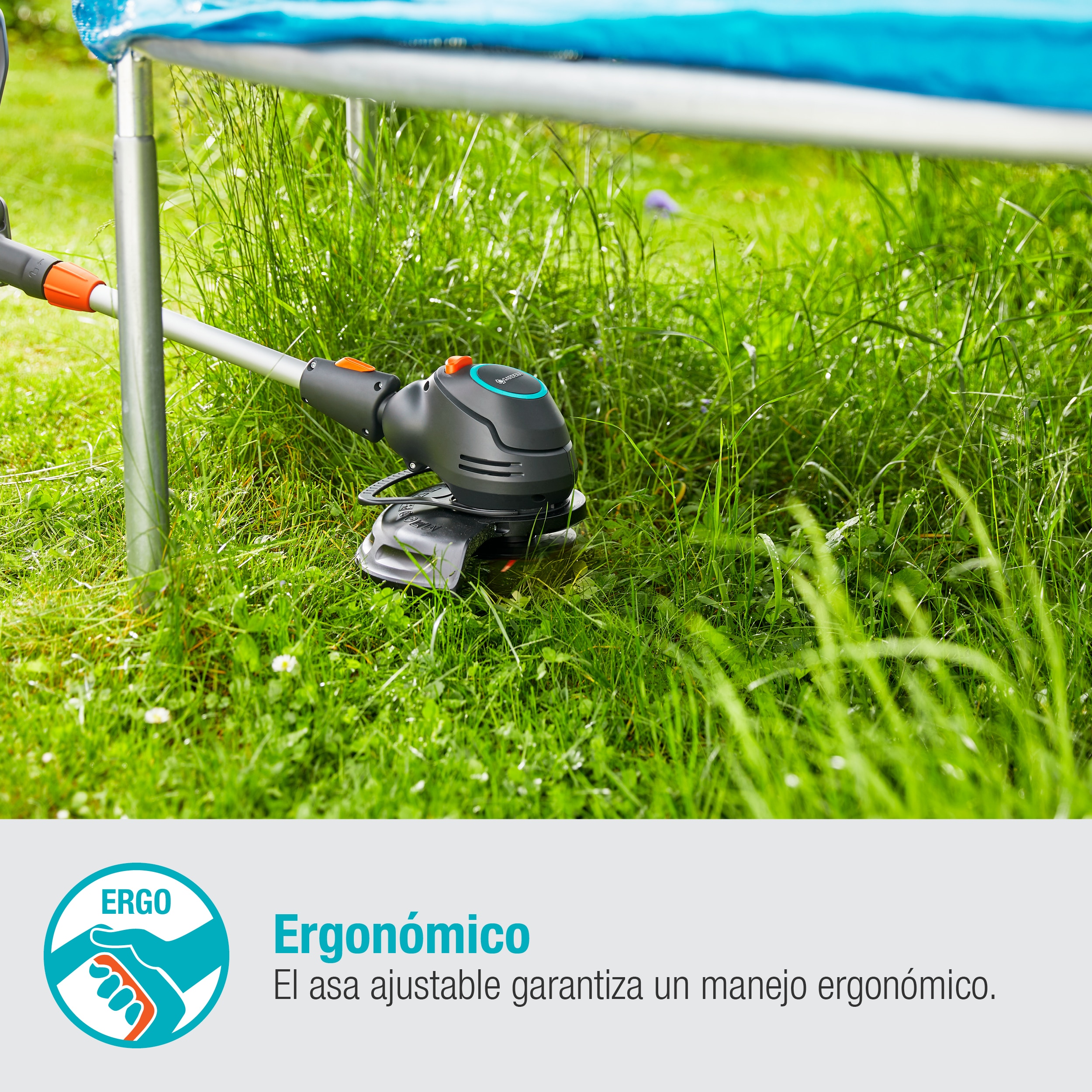 Cortabordes Batería ComfortCut 23/18V Power for All Gris / Azul-7