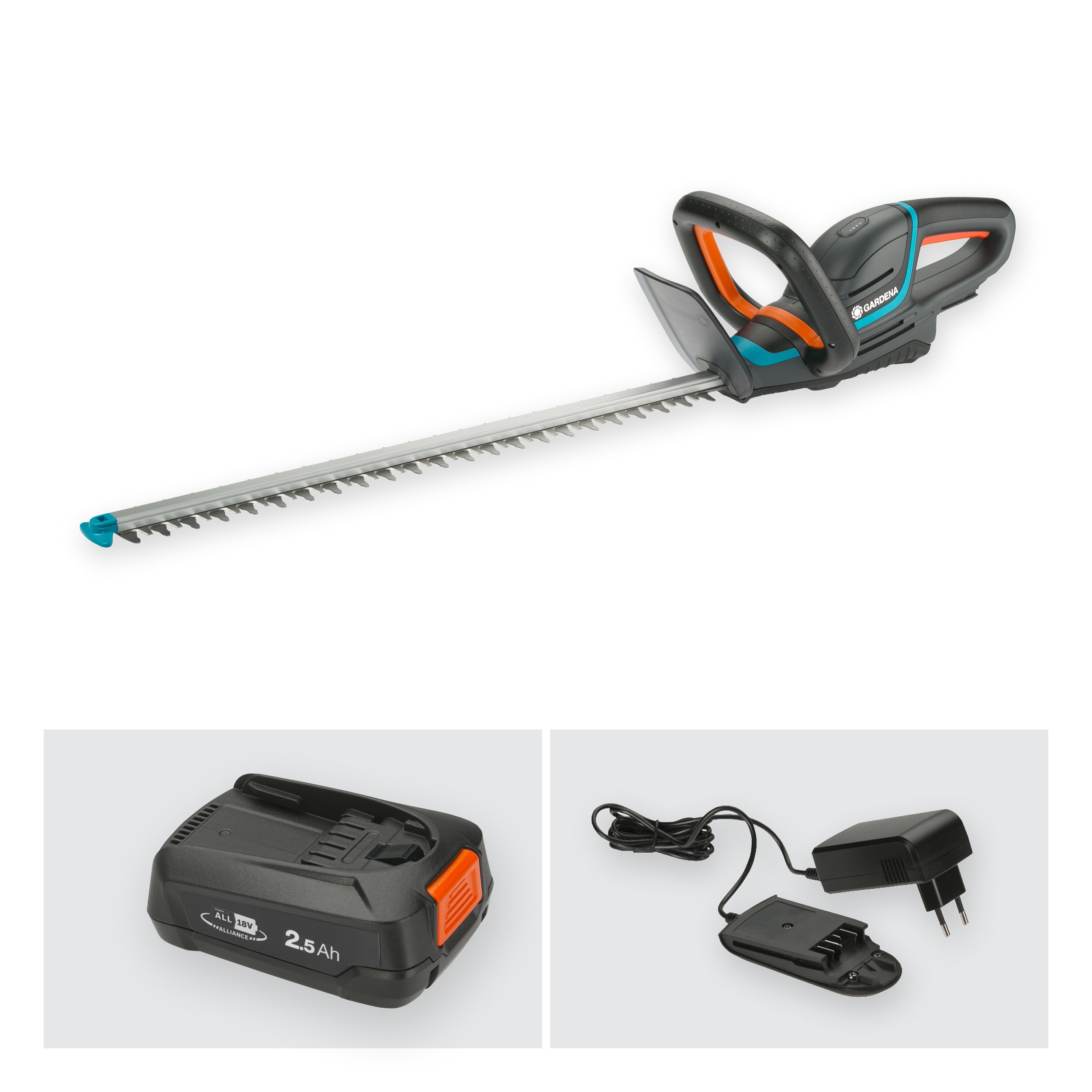 Cortasetos a batería ComfortCut 60/18V Power for All Gris / Azul-8