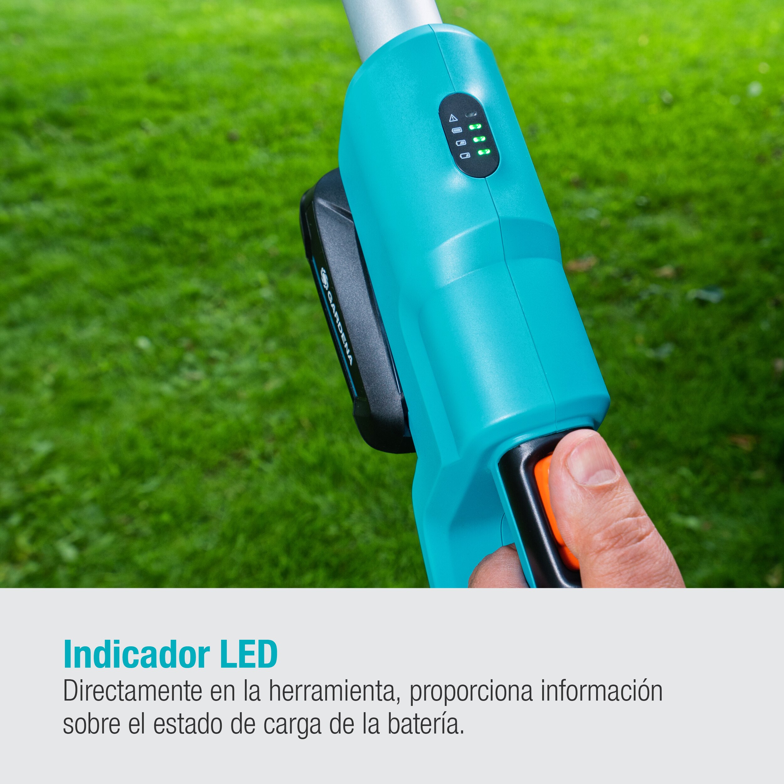 Cortarramas Telescópico a Batería 18 V TCS Power for All (8'' / 20 cm) Gris oscuro / Azul-5