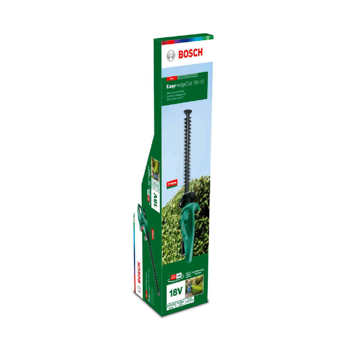 Corta-Sebes a Bateria 18 V 45 cm Verde / Preto-5
