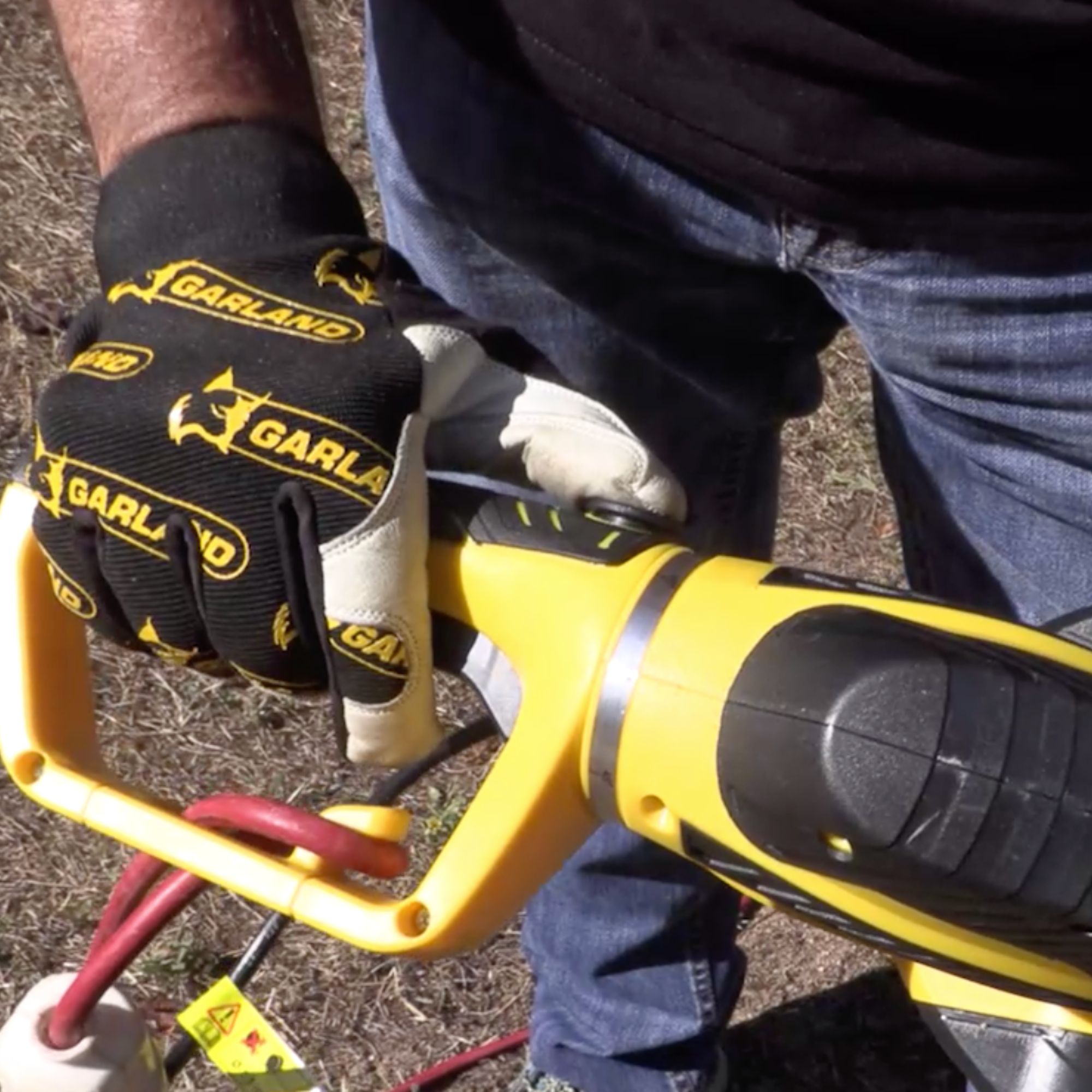 Corta-Sebes Elétrico Set 652VE-V20 Amarelo / Preto-4