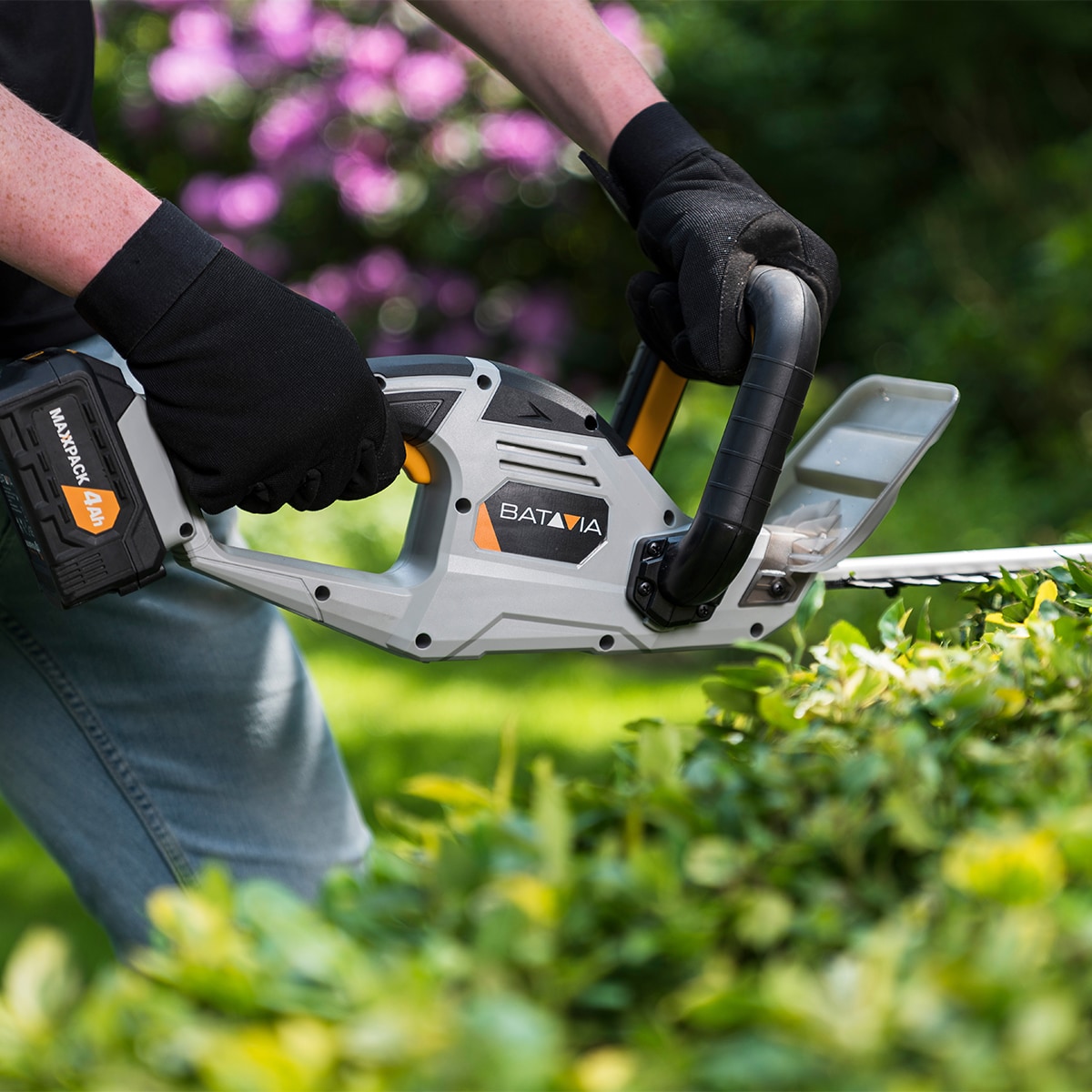 Recortasetos batería 18V Gris-7