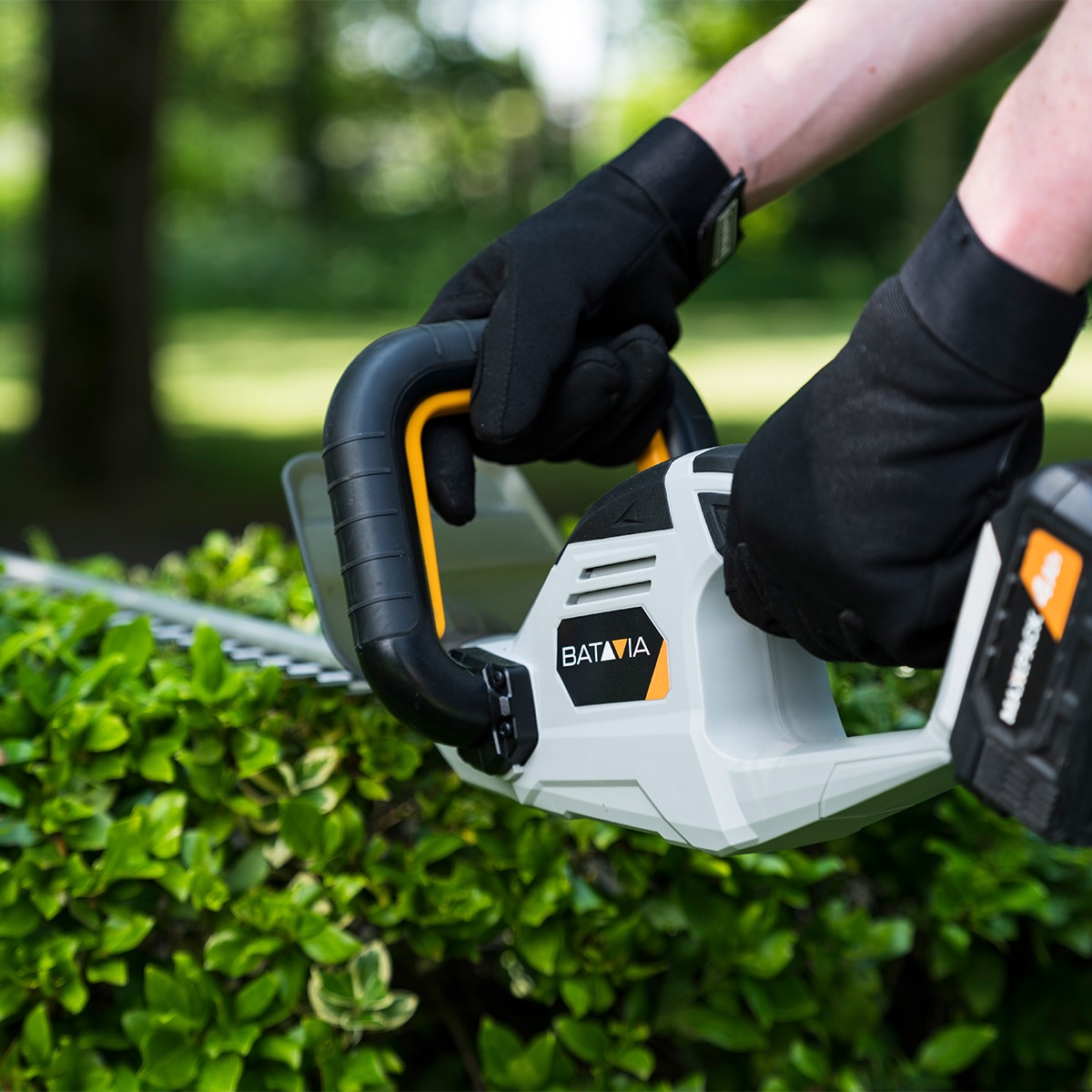 Recortasetos batería 18V Gris-8