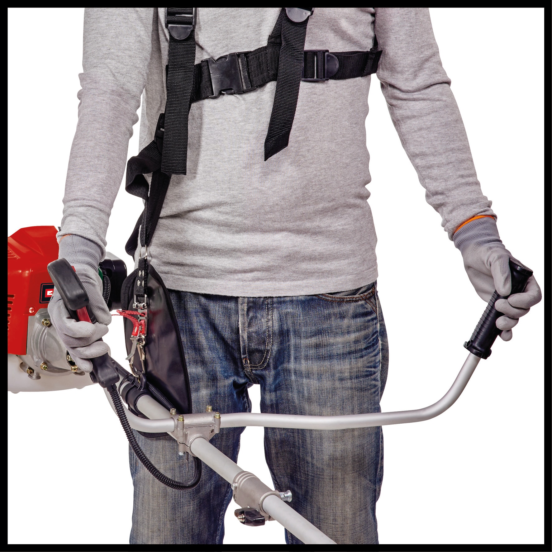 Desbrozadora Térmica GC-BC 52 AS 1,5 kW Rojo / Negro-2