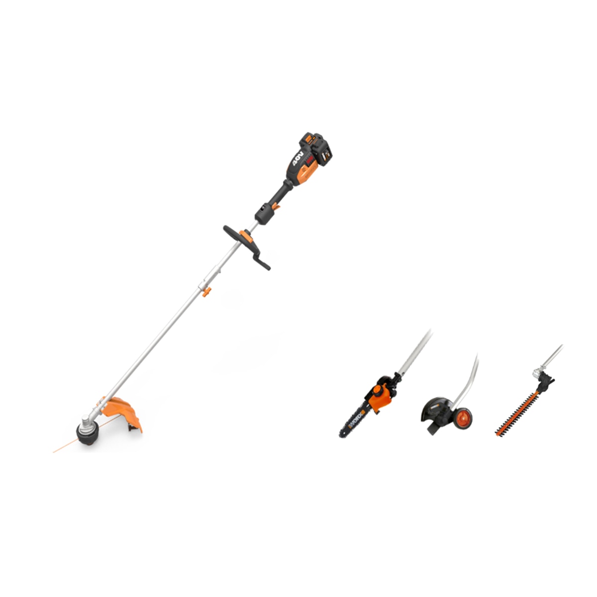 Worx – Desbrozadora a batería 40 V 38 cm.