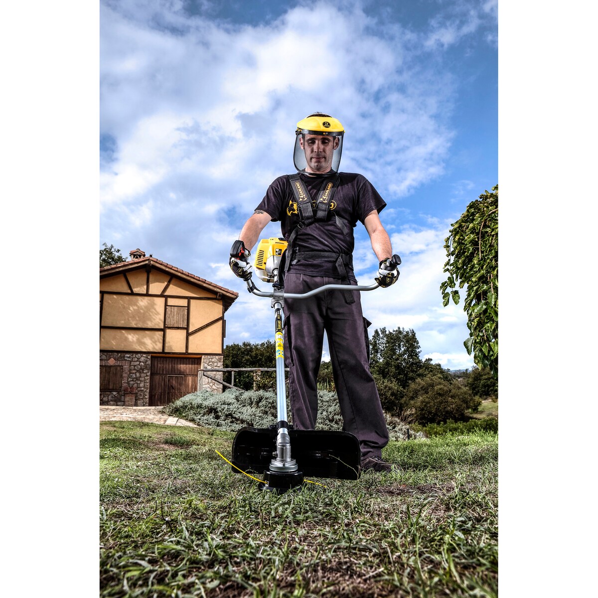 Desbrozadora térmica Best 721G Amarillo / Negro-6