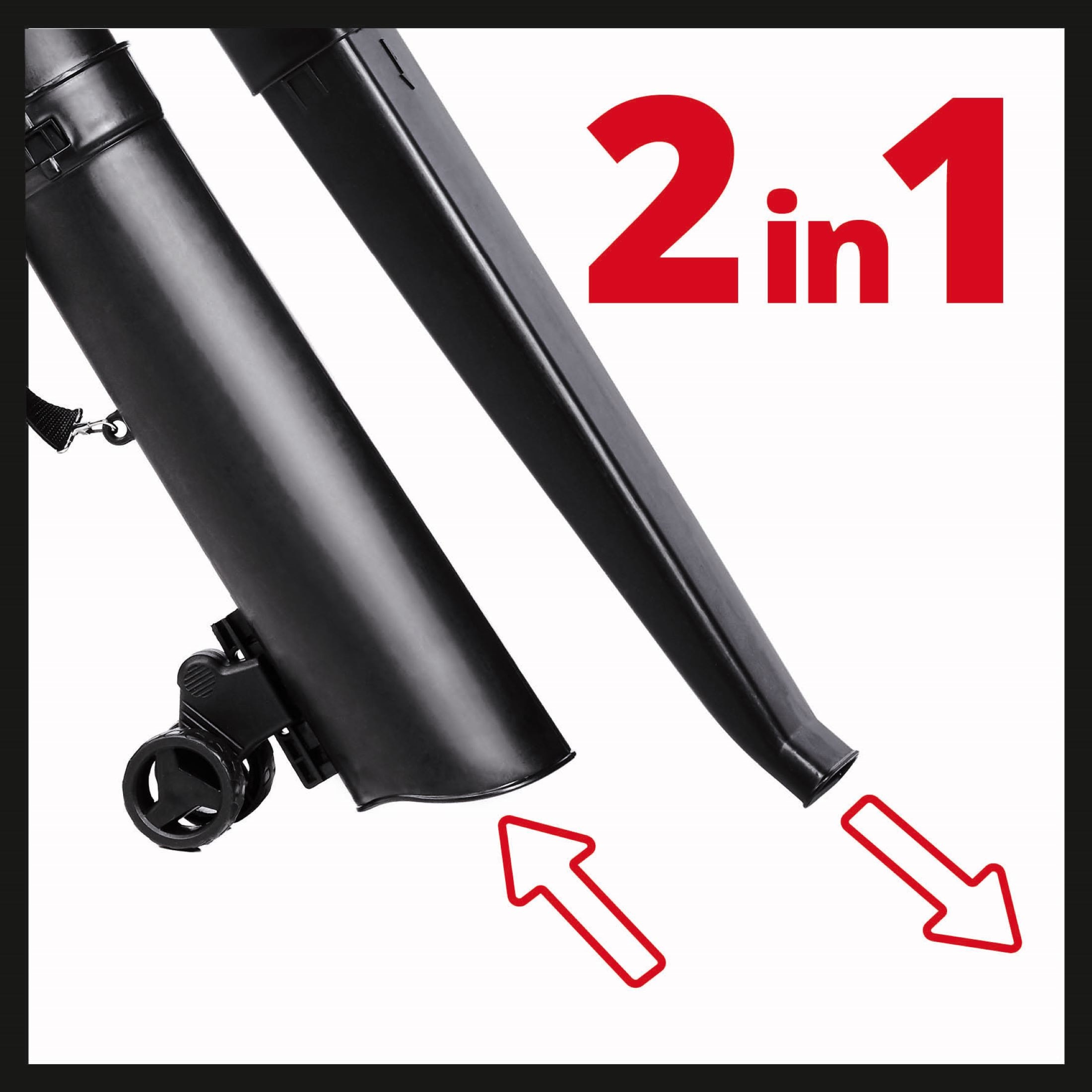 Aspirador soplador de jardín eléctrico 3000 W Rojo / Negro-10