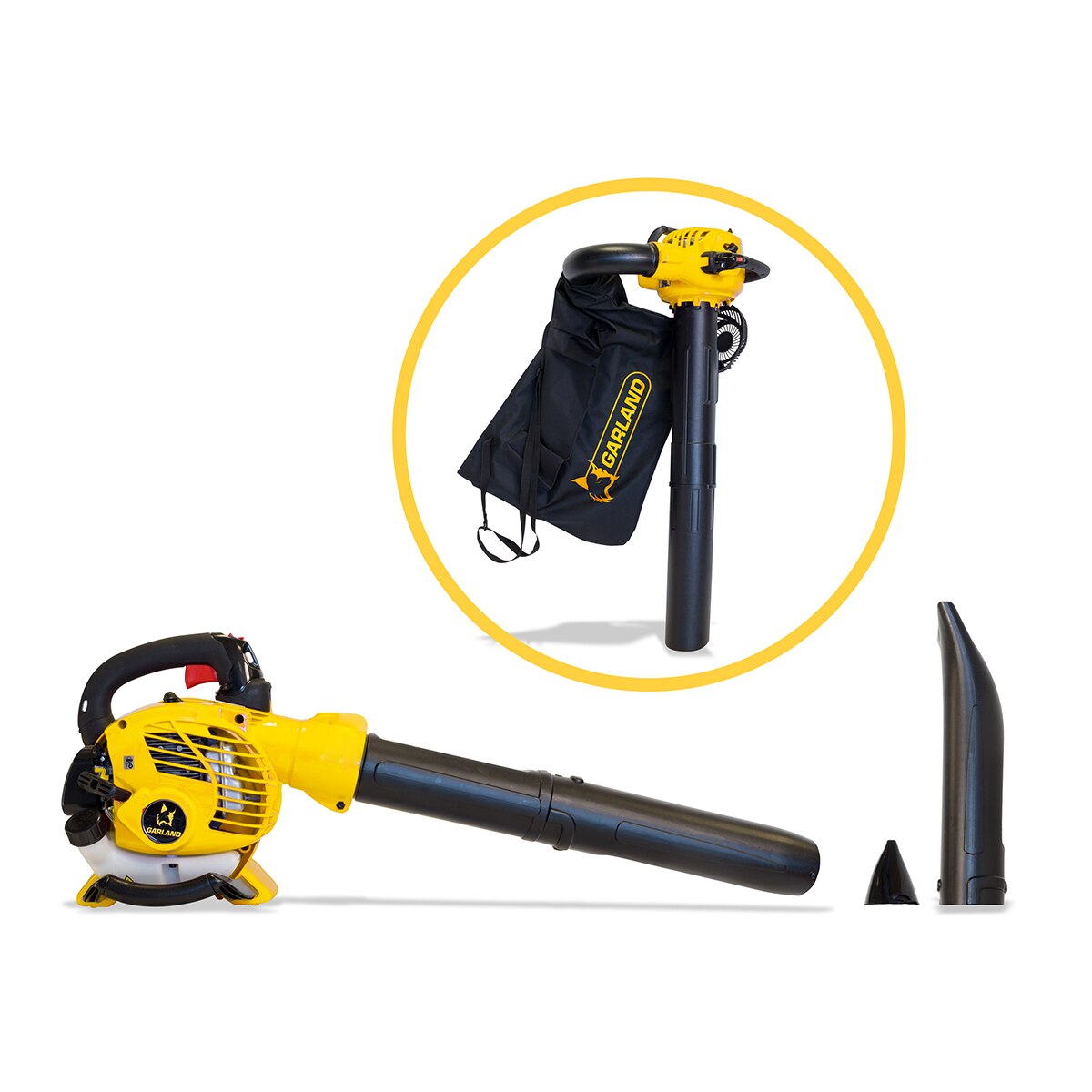 Imagem 0 de Aspirador Soprador Triturador a Gasolina com Saco de Recolha GAS 550G-V18