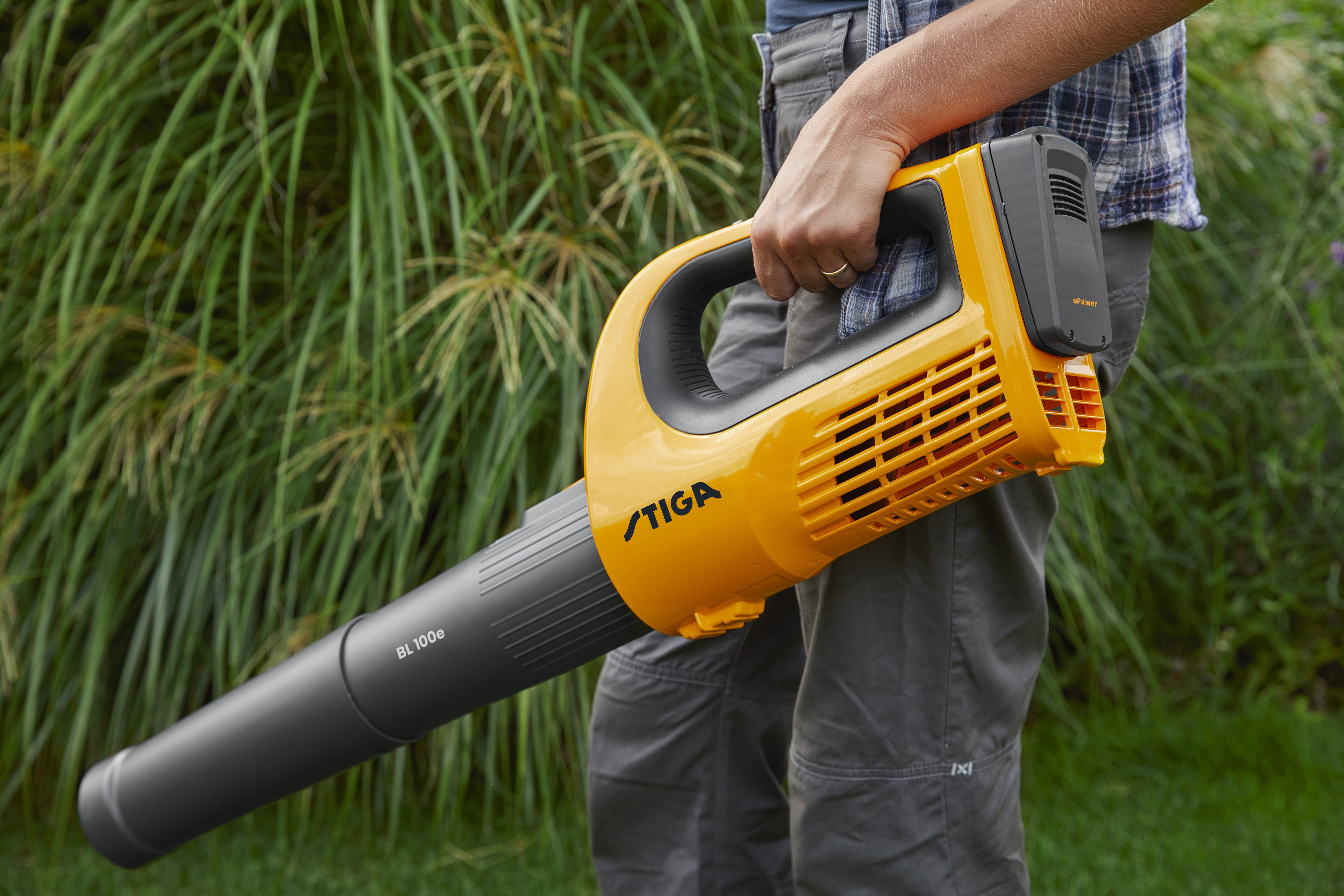 Soplador de Batería BL 100e Kit Amarillo / Negro-3