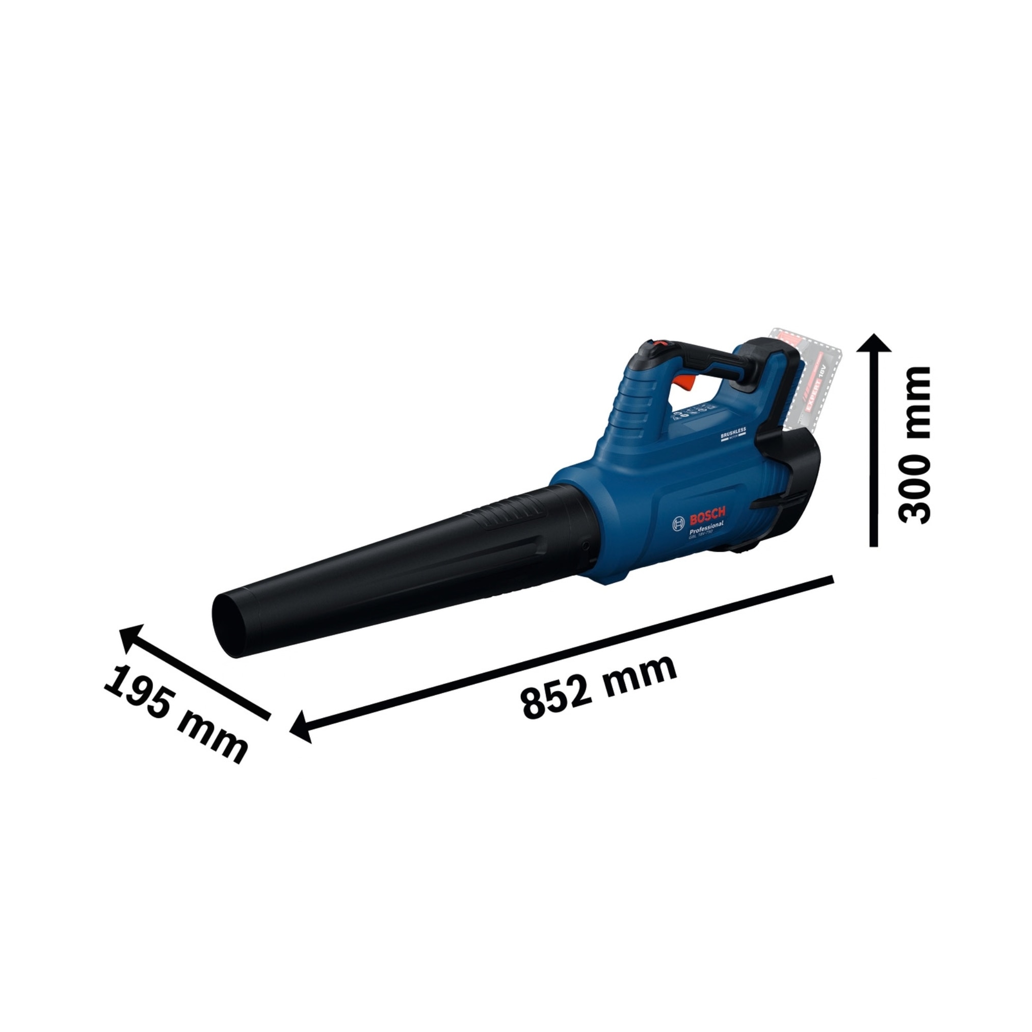 Soplador 18V Gbl 18V-750 Azul-4