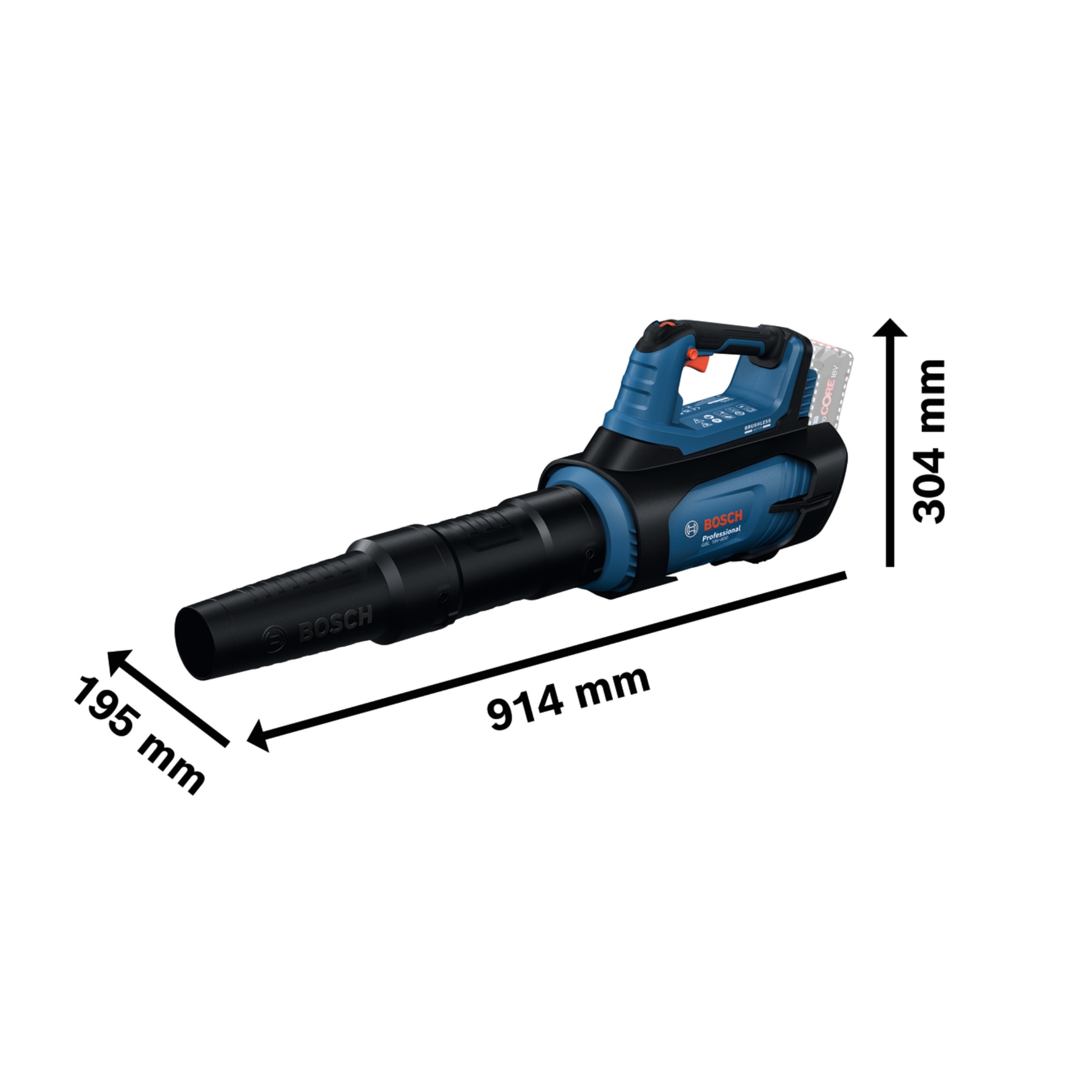 Soplador 18V Gbl 18V-800 Azul-2