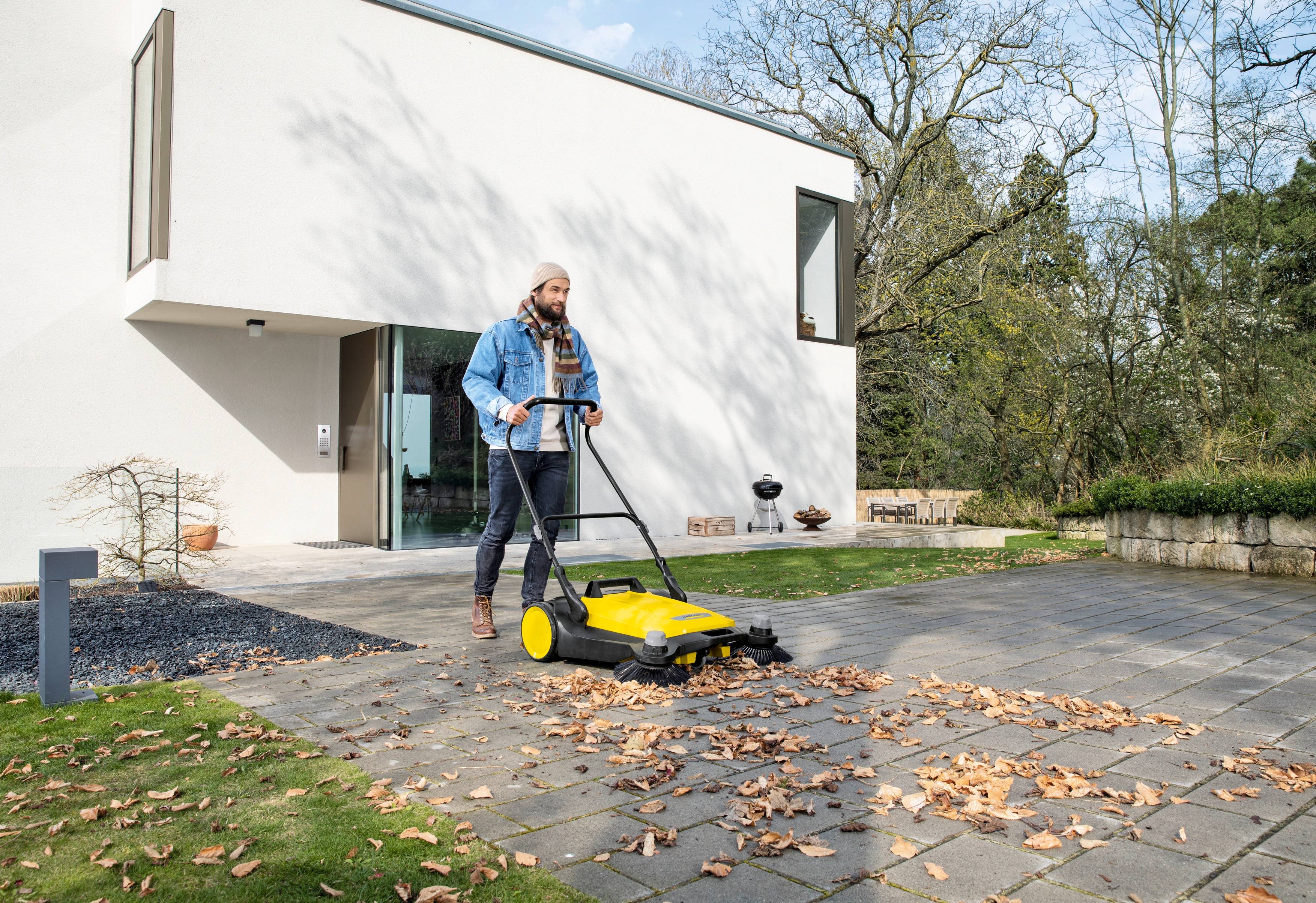 Barredora exterior S6Twin Amarillo / Negro-4