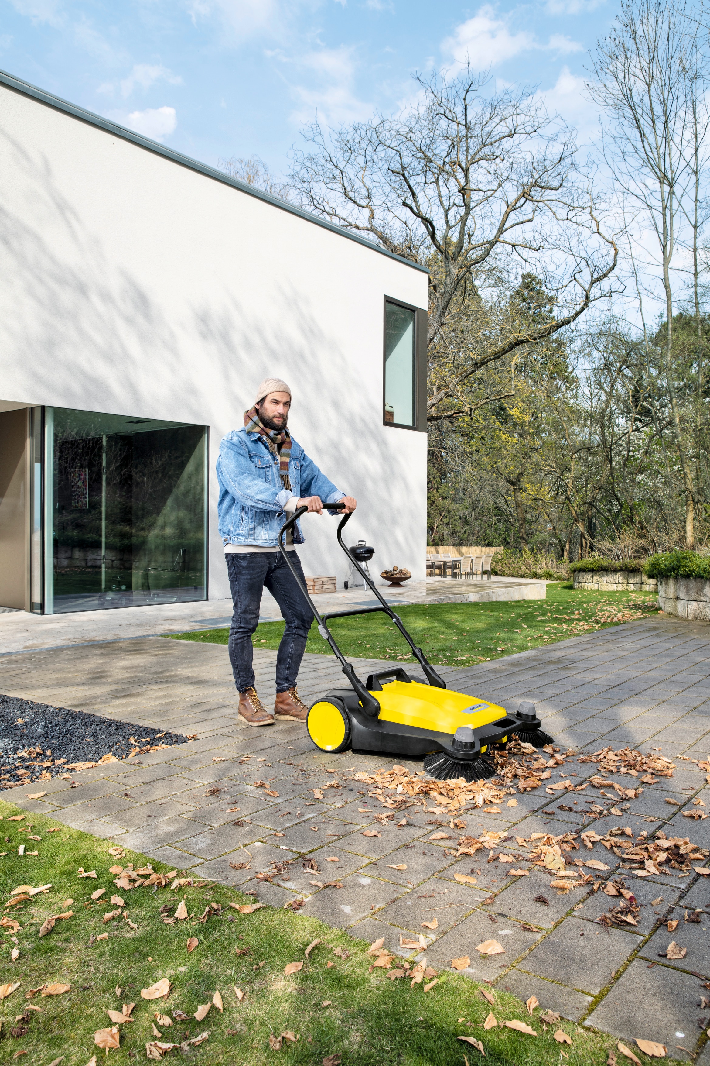 Barredora exterior S6Twin Amarillo / Negro-5