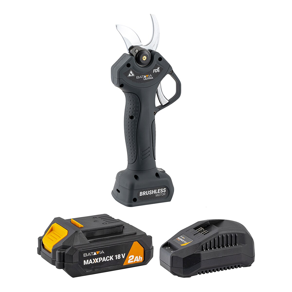 Tijera poda batería 18V Negro-4