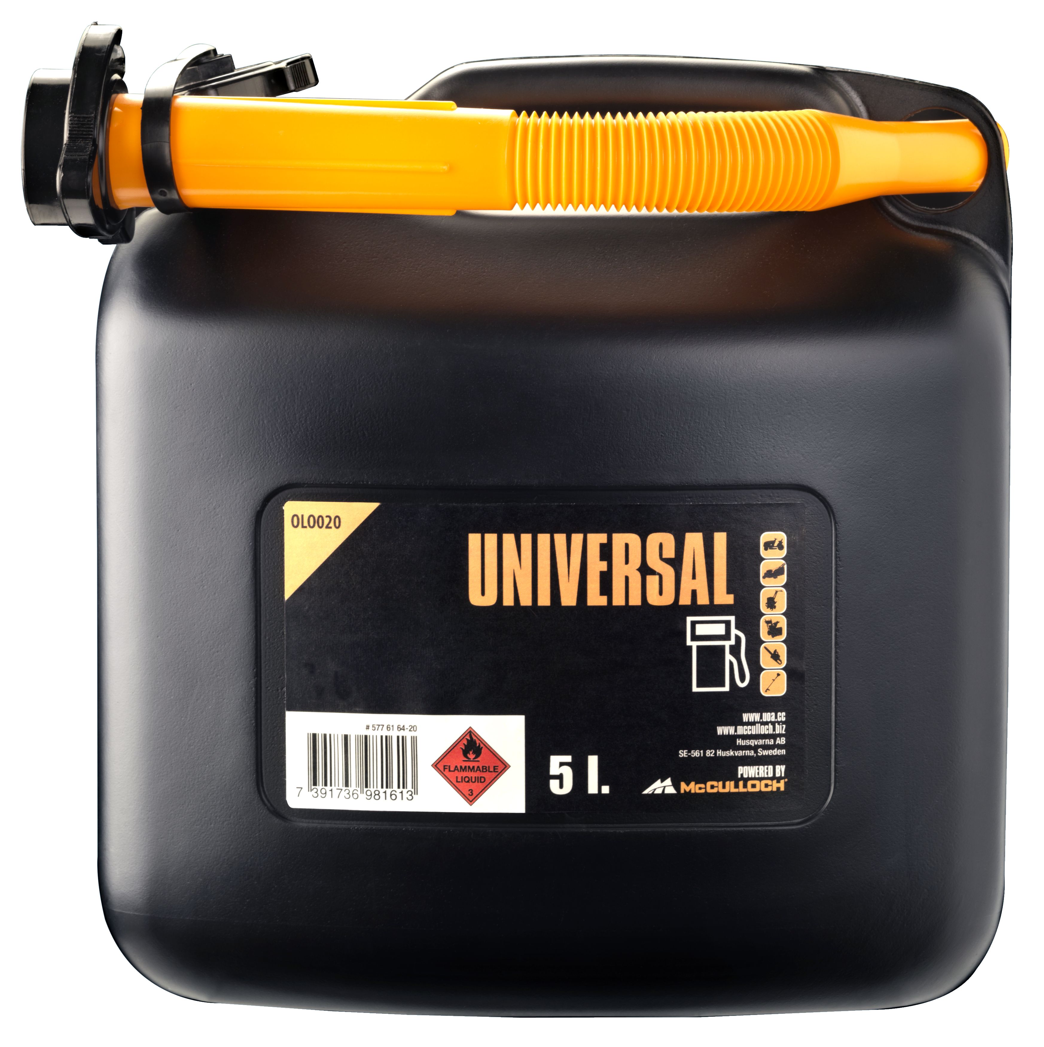 Bidón para combustible 5 litros Negro-1