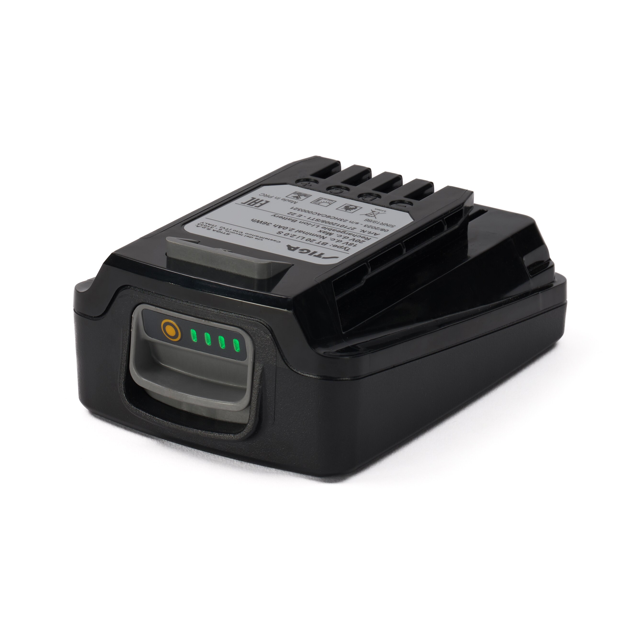 Batería Stiga E22 20V - 2 Ah - 36 Wh Amarillo / Negro-2